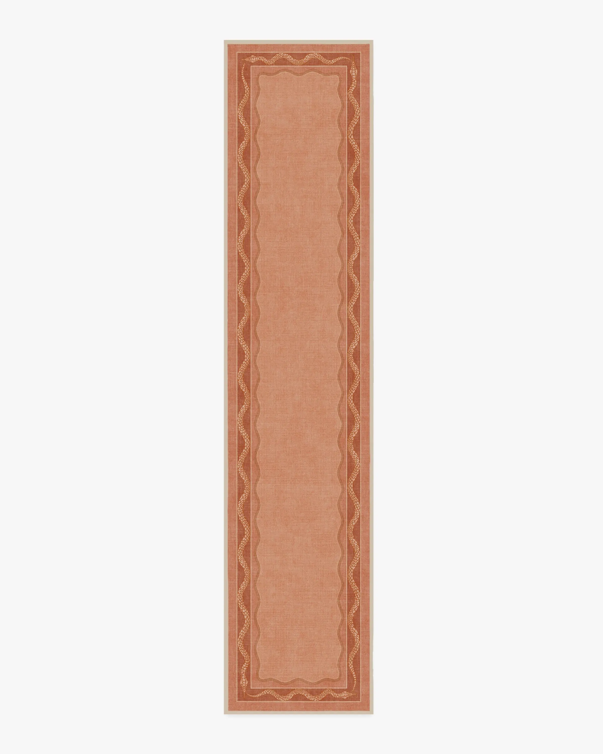 Runner Area Rug Machine Washable - Coral