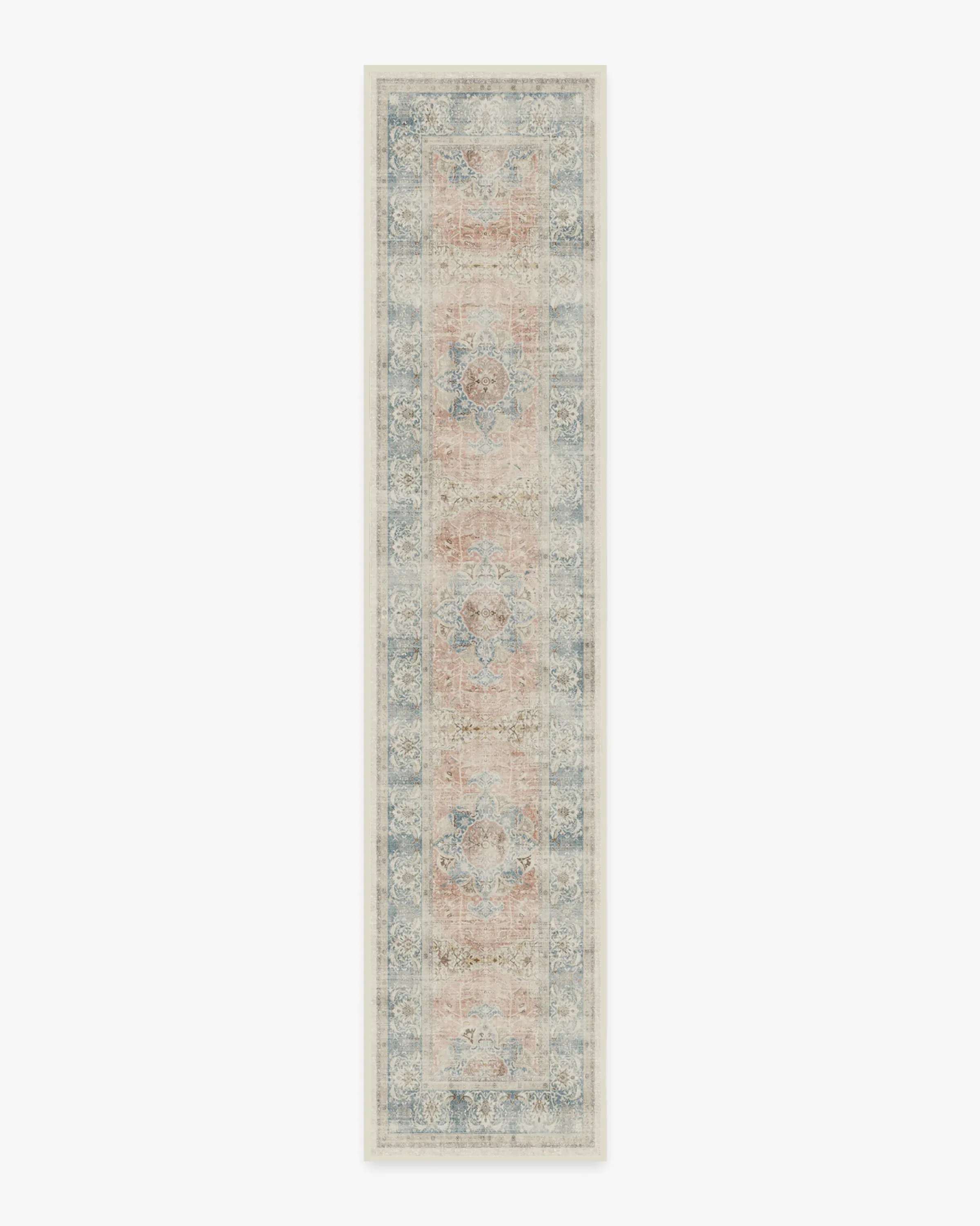 Runner Area Rug Machine Washable - Coral