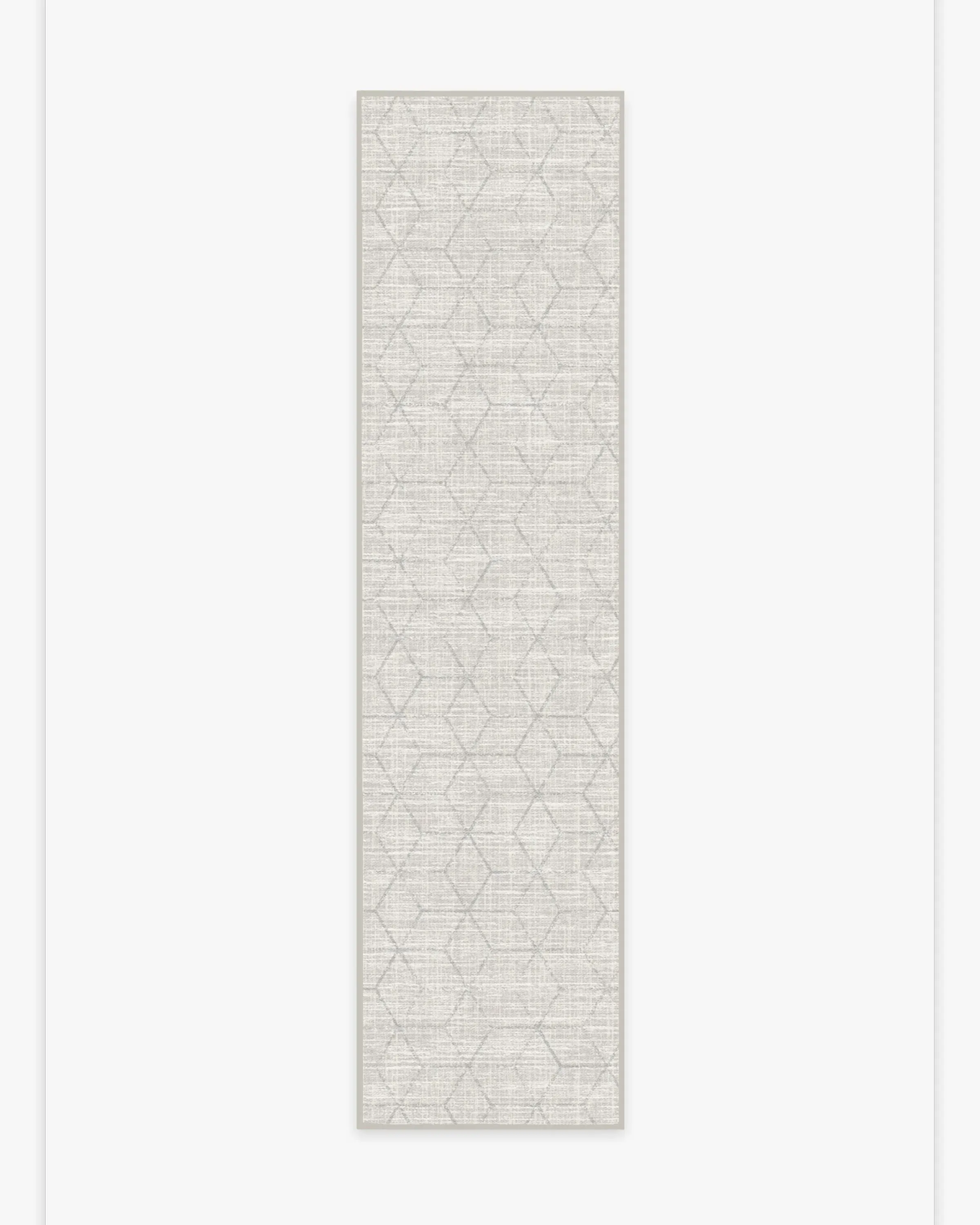 Runner Area Rug Machine Washable - Cream, Chenille