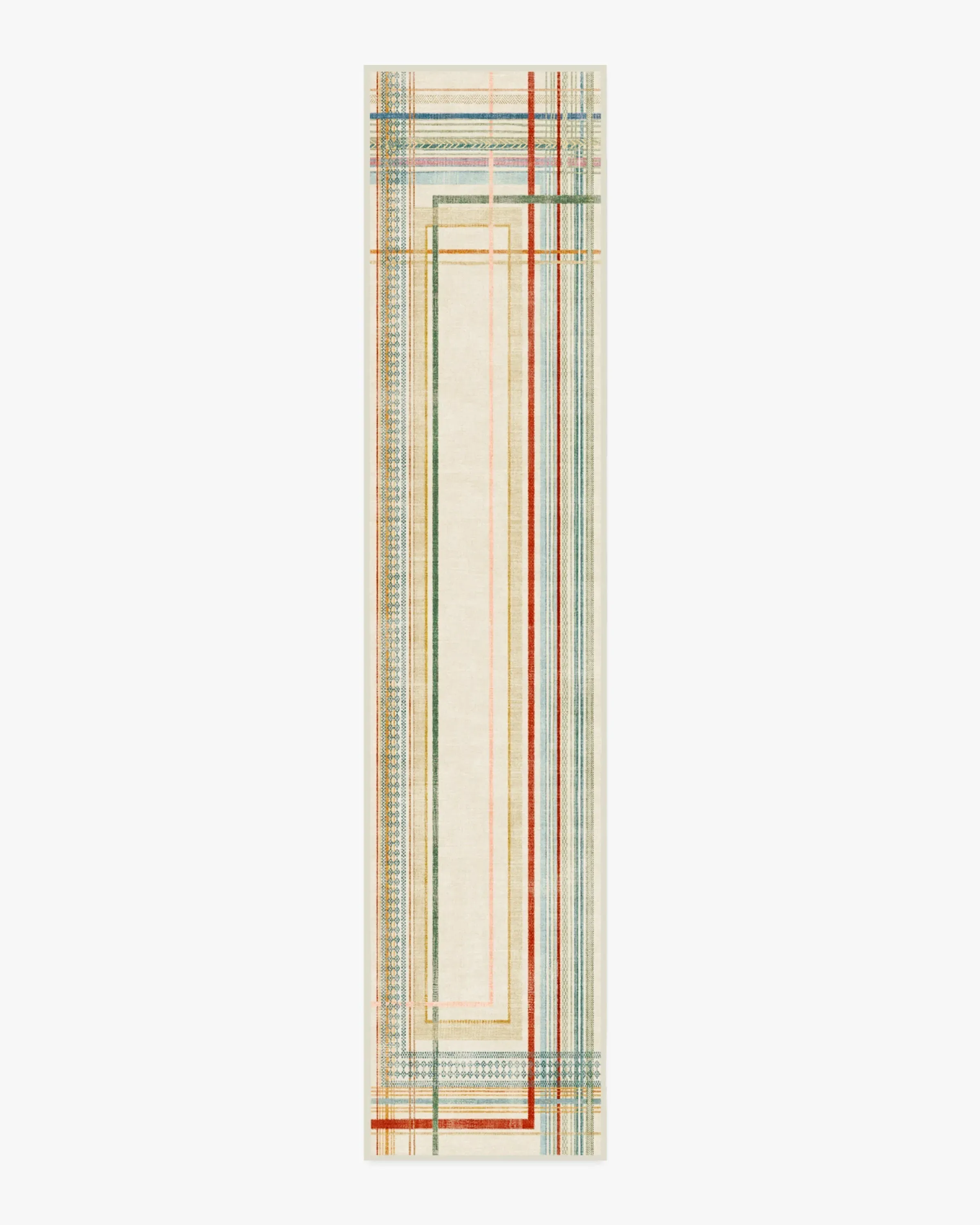 Runner Area Rug Machine Washable - Cream