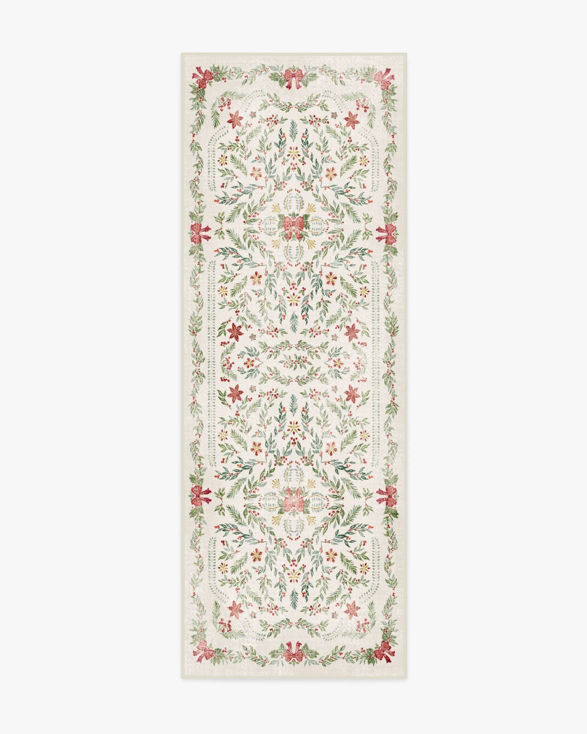 Runner Area Rug Machine Washable - Cream