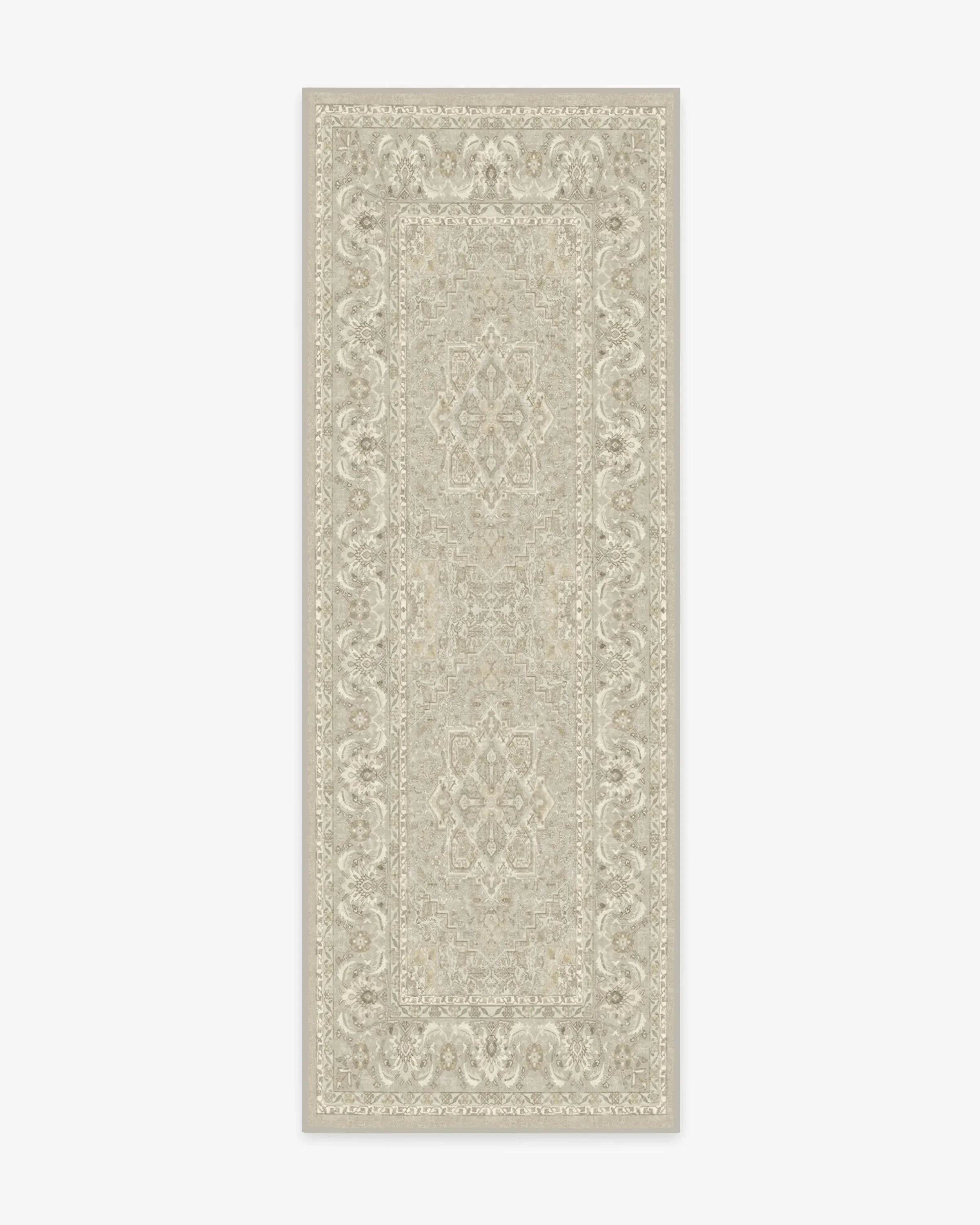 Runner Area Rug Machine Washable - Cream
