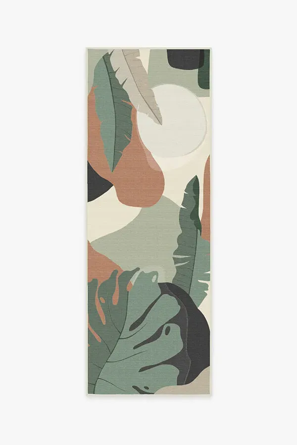 Runner Area Rug Machine Washable - Desert Sage
