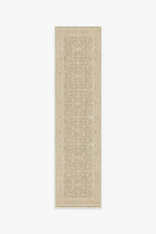 Runner Area Rug Machine Washable - Ecru, Chenille