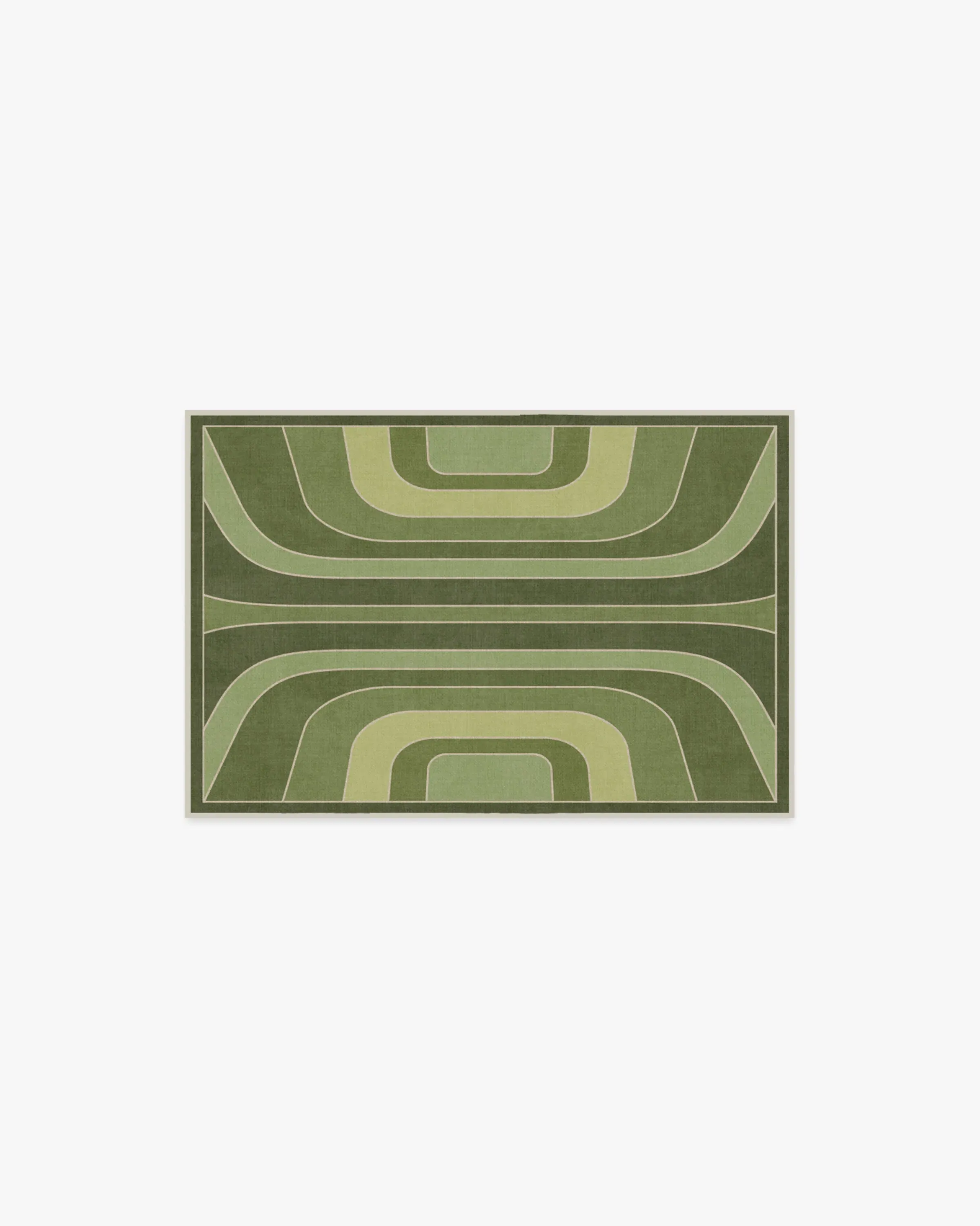 Runner Area Rug Machine Washable - Green image