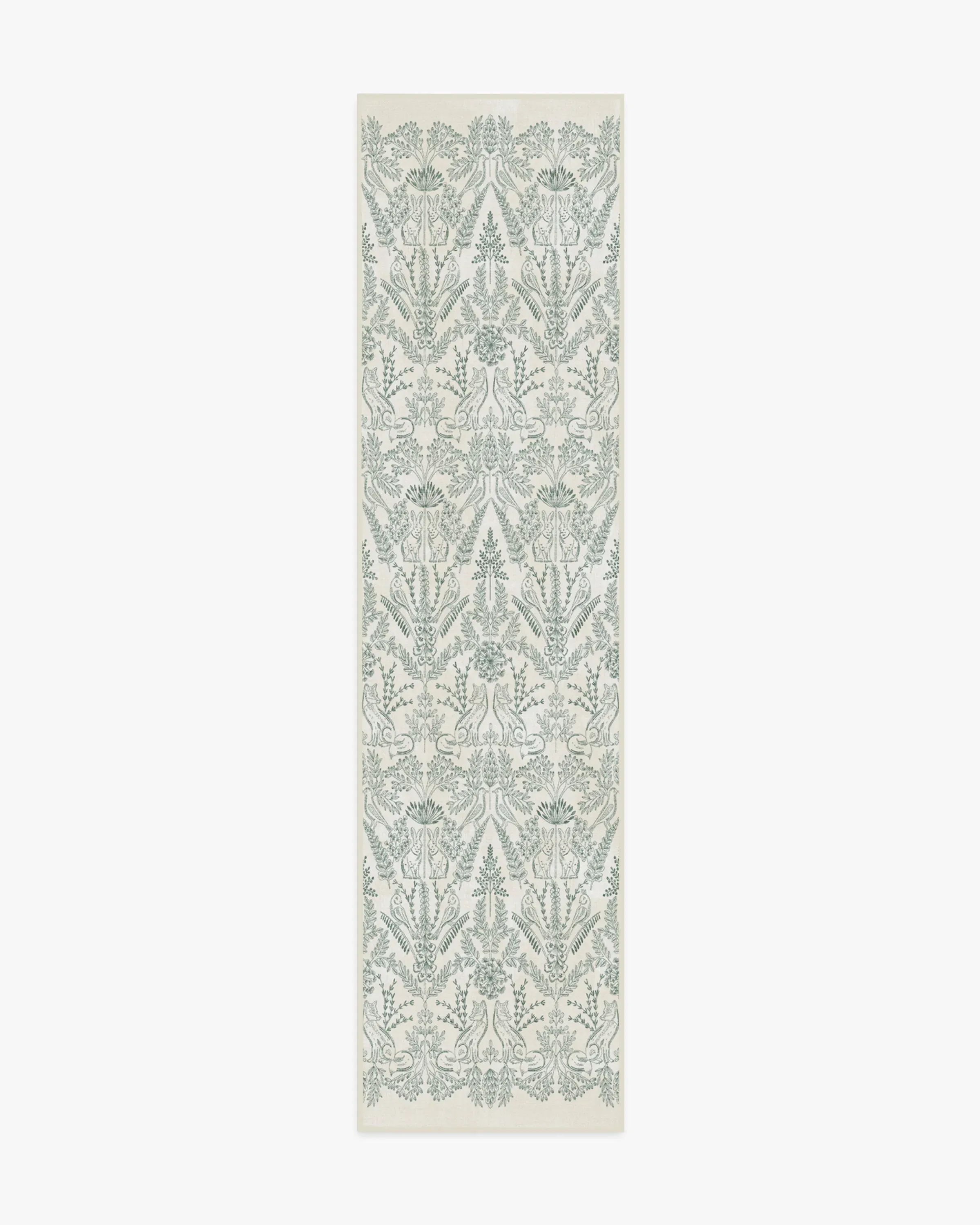 Runner Area Rug Machine Washable - Green