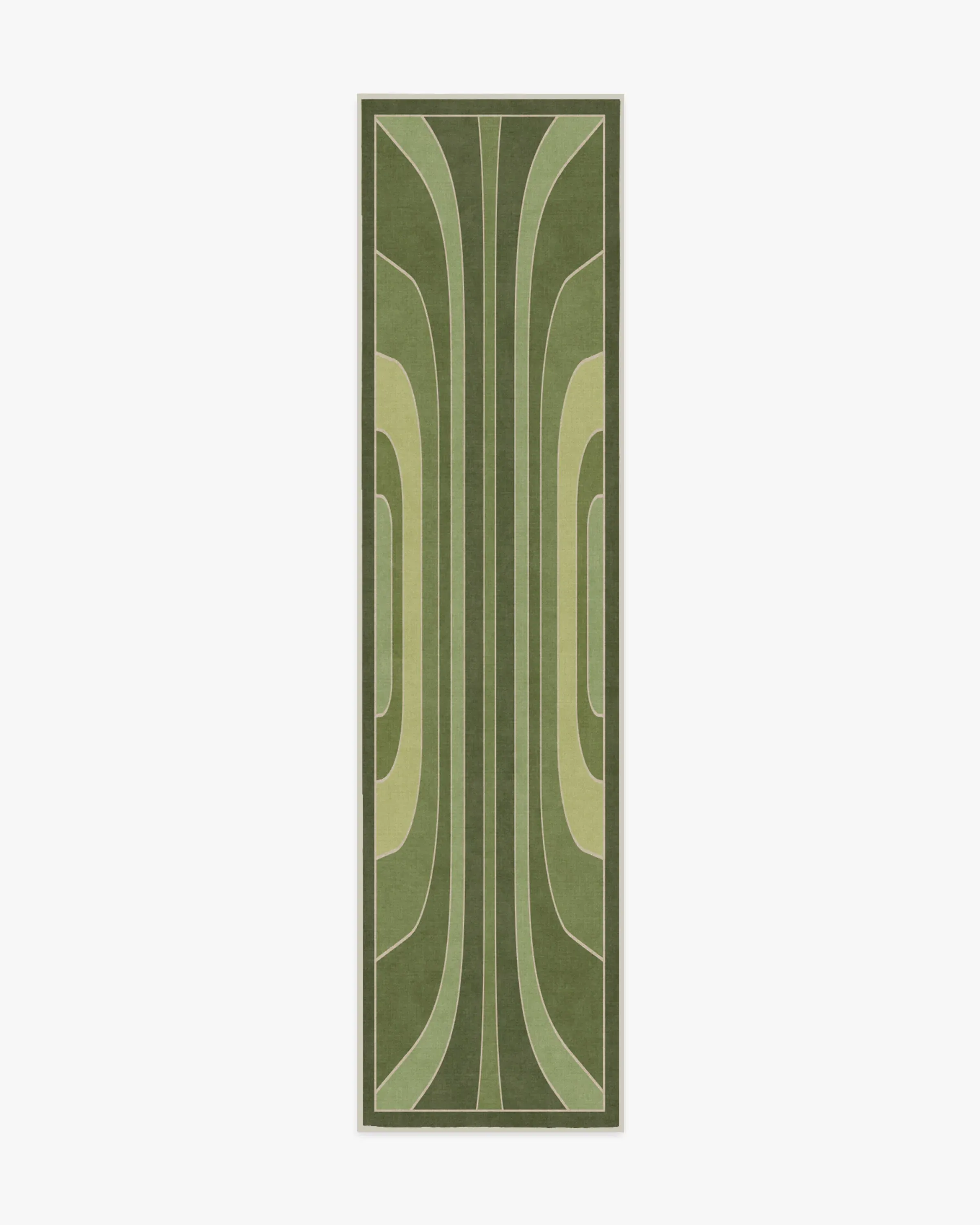 Runner Area Rug Machine Washable - Green