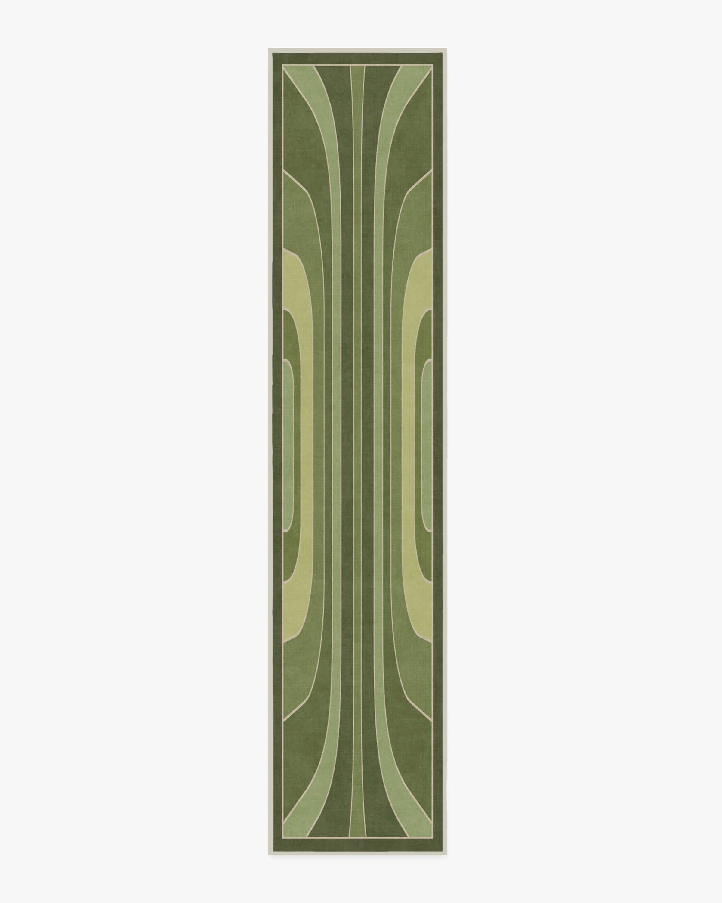 Runner Area Rug Machine Washable - Green