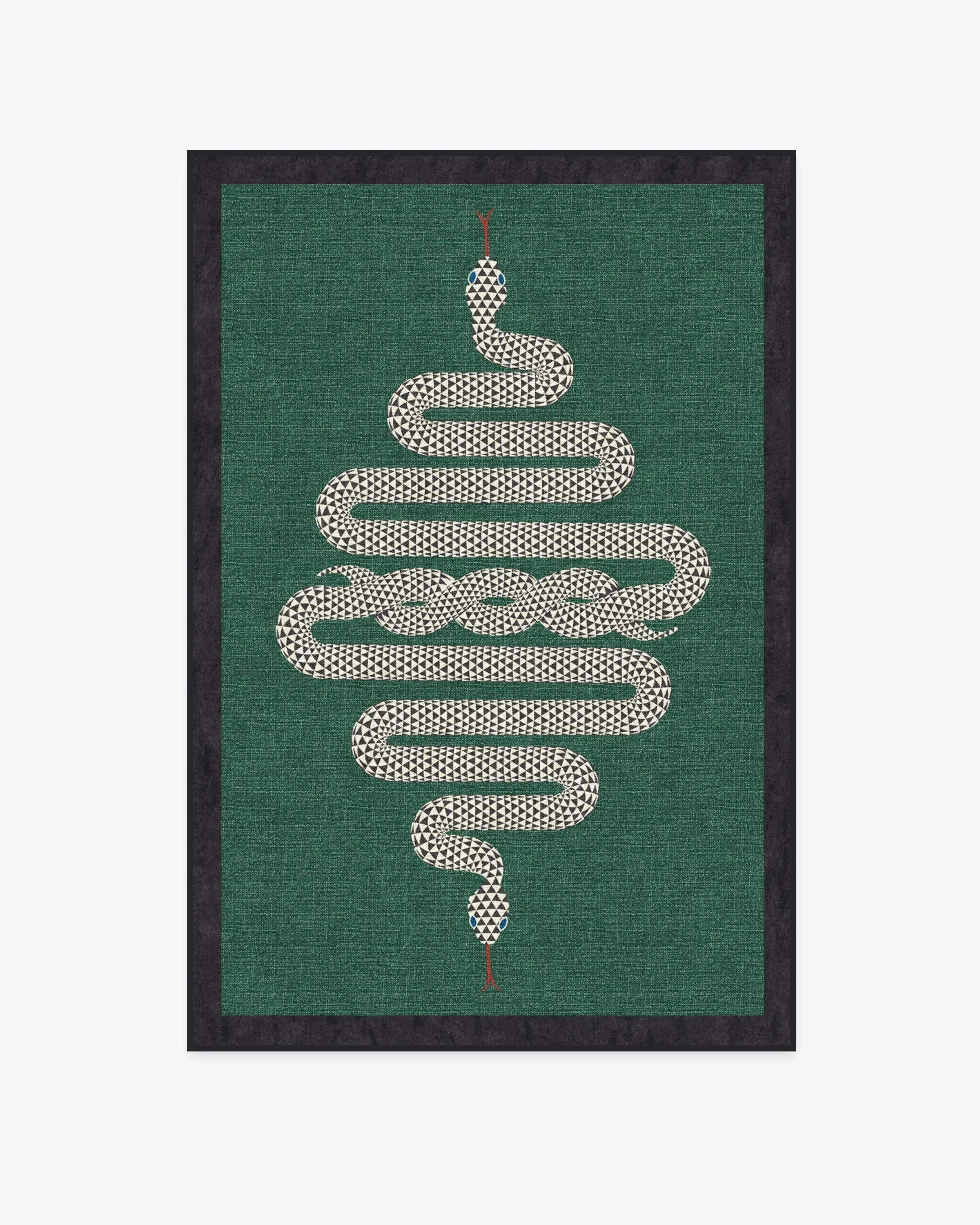 Runner Area Rug Machine Washable - Green