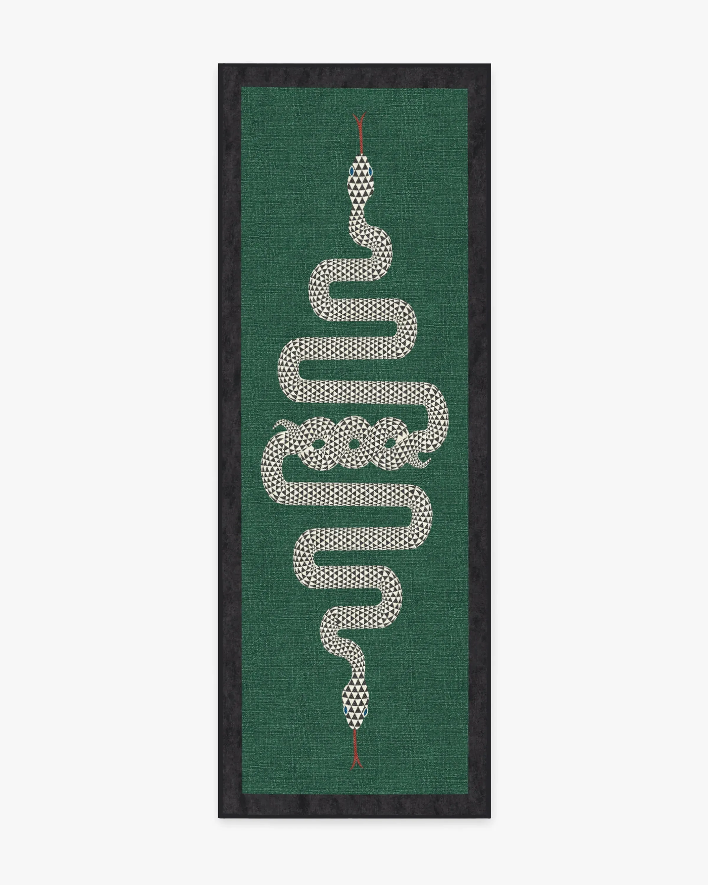 Runner Area Rug Machine Washable - Green