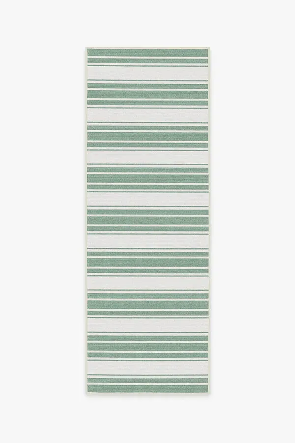 Runner Area Rug Machine Washable - Green