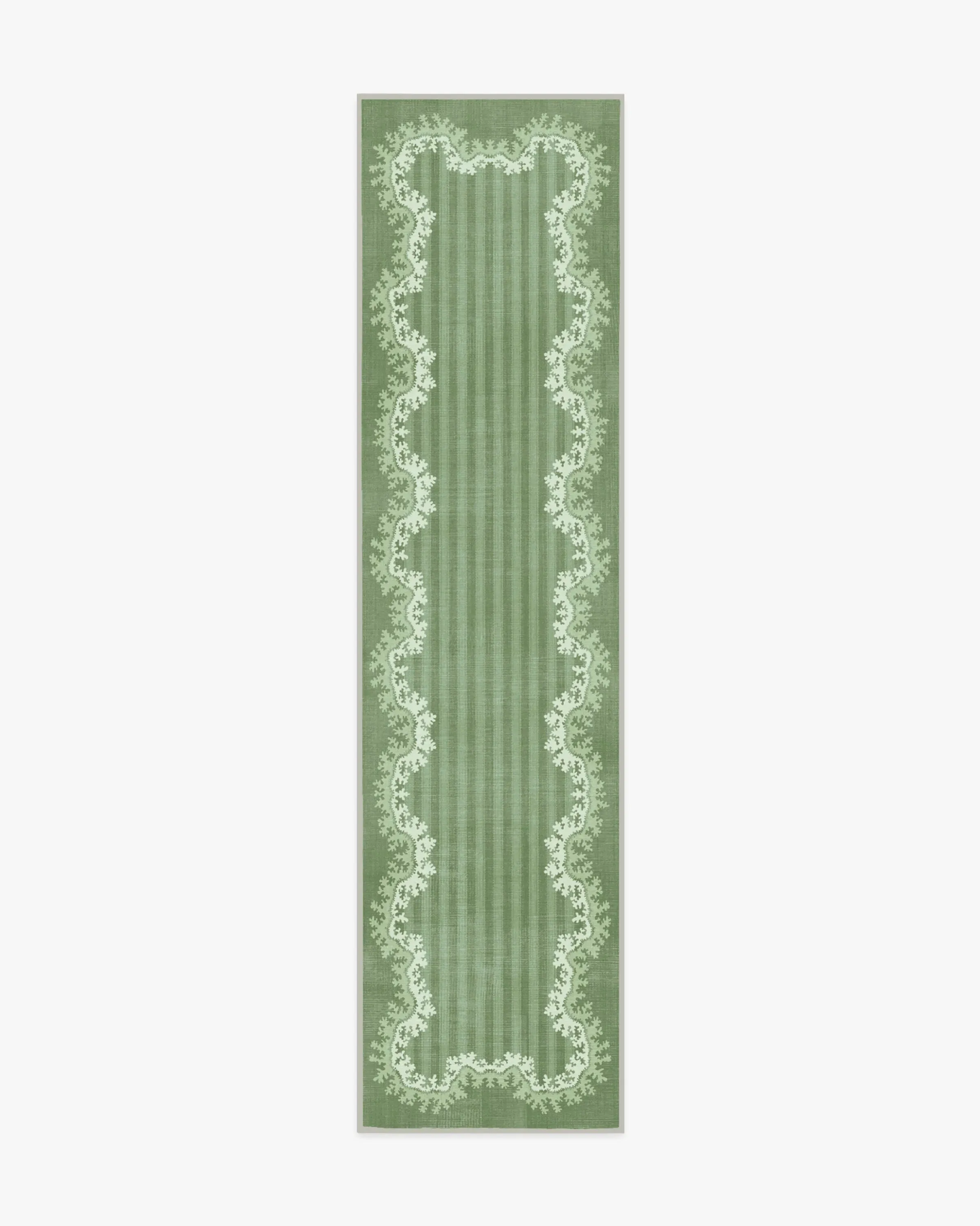Runner Area Rug Machine Washable - Green