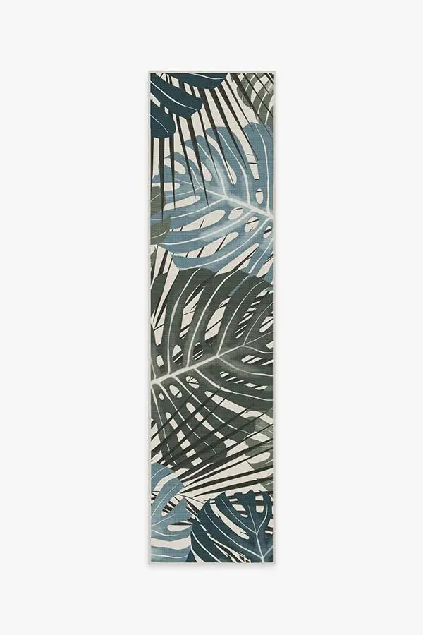 Runner Area Rug Machine Washable - Green