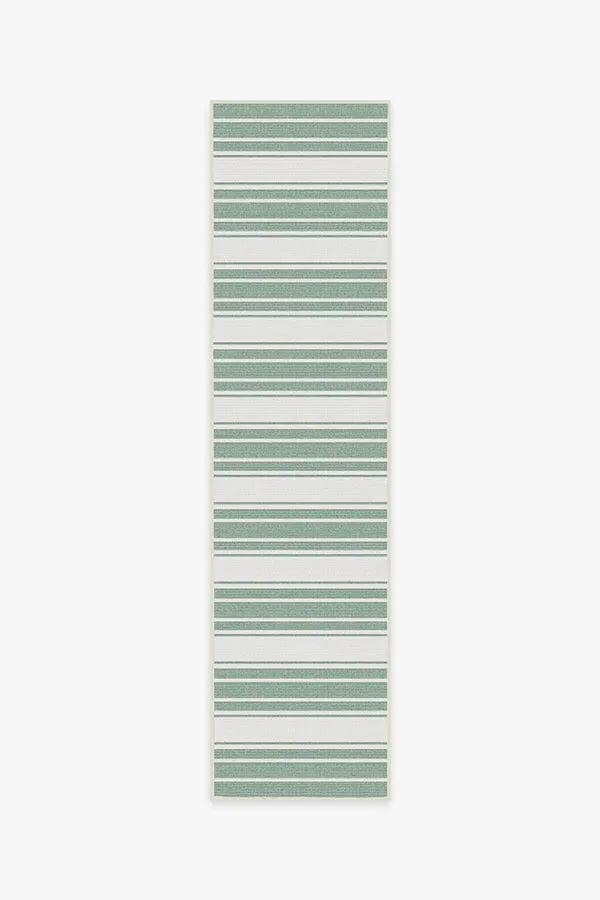 Runner Area Rug Machine Washable - Green