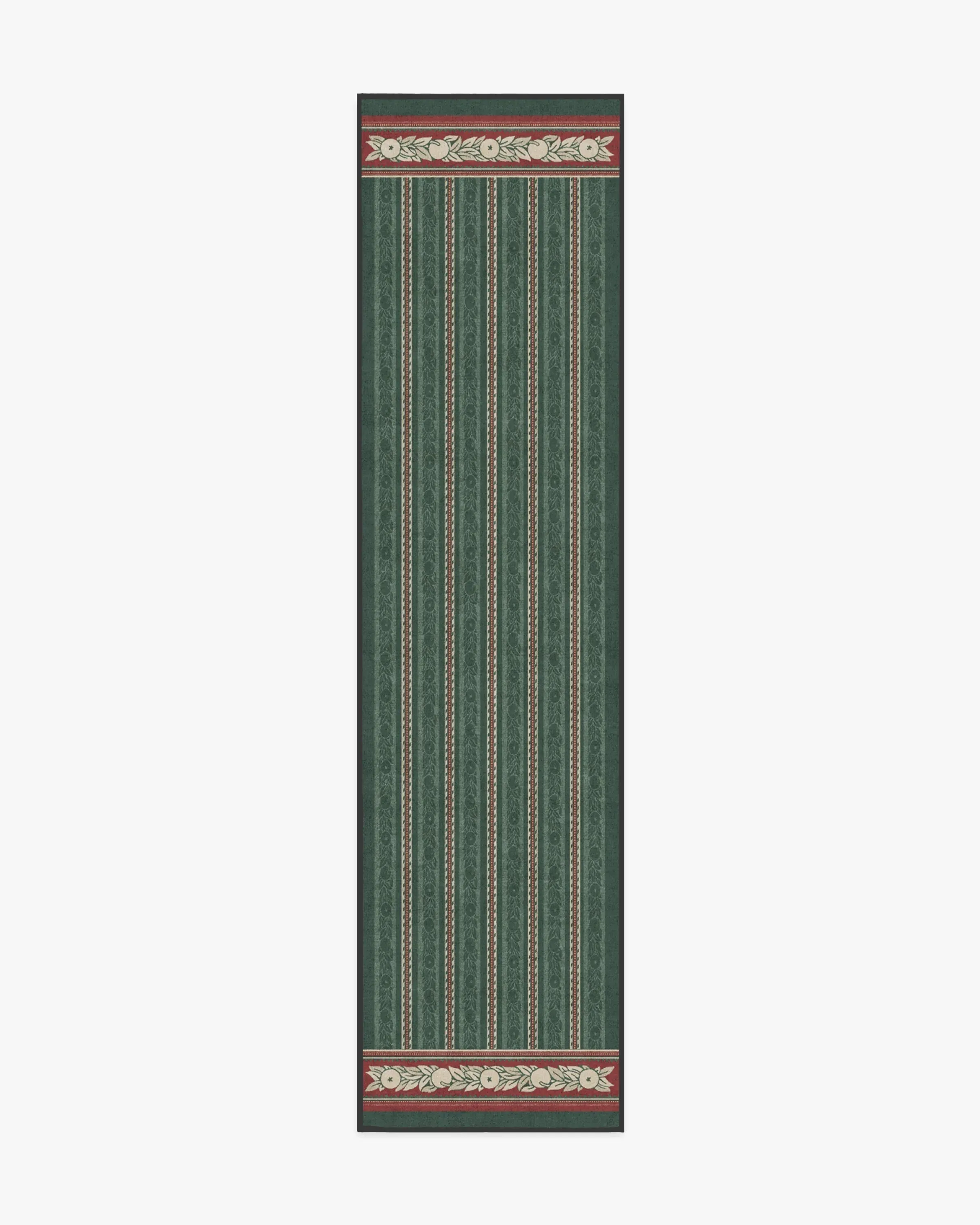 Runner Area Rug Machine Washable - Green