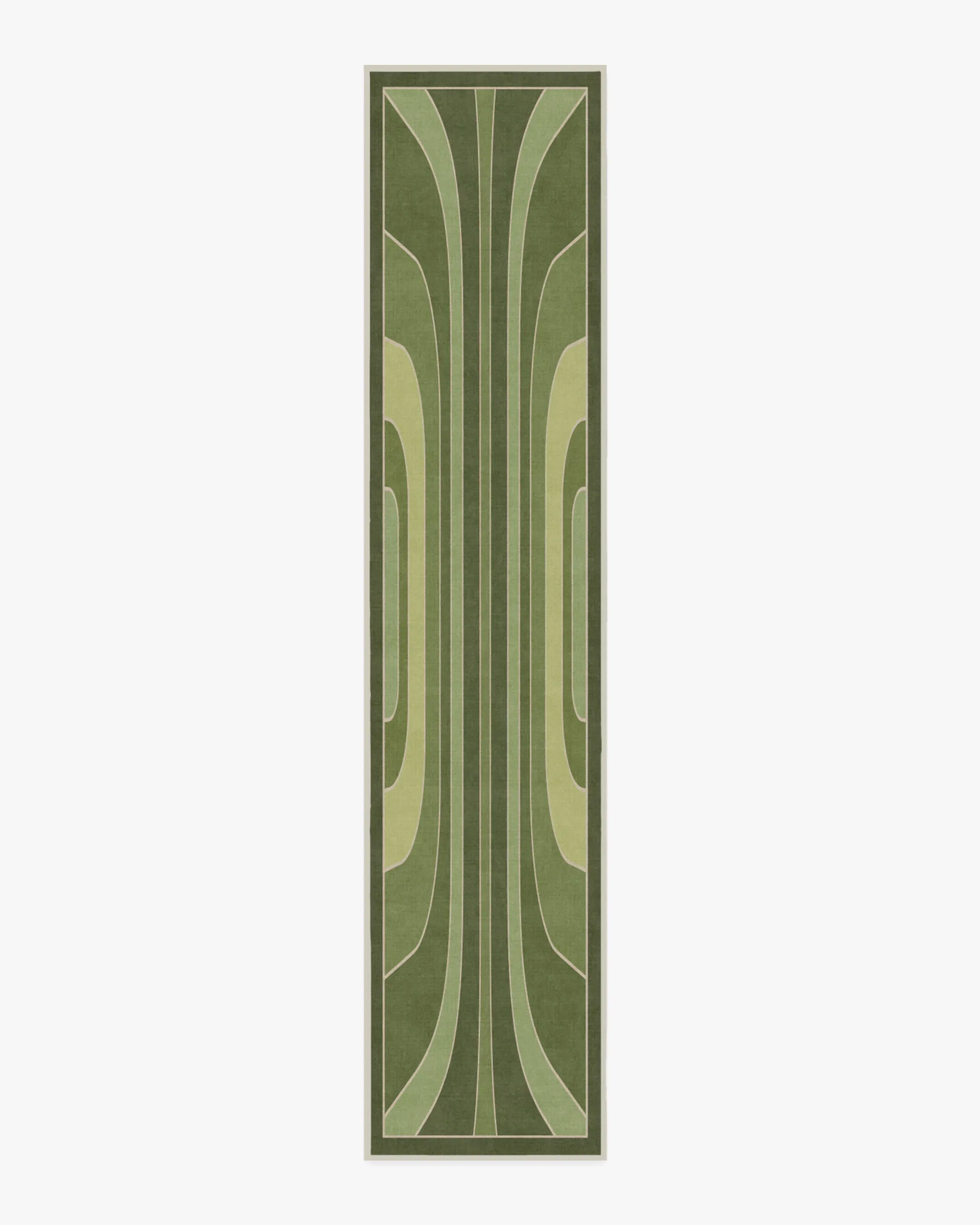 Runner Area Rug Machine Washable - Green