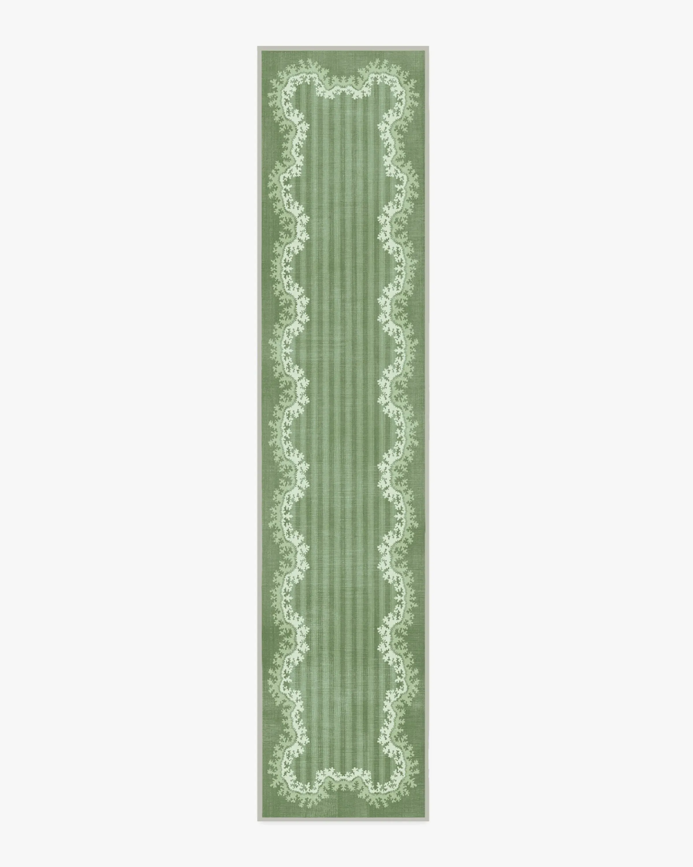 Runner Area Rug Machine Washable - Green
