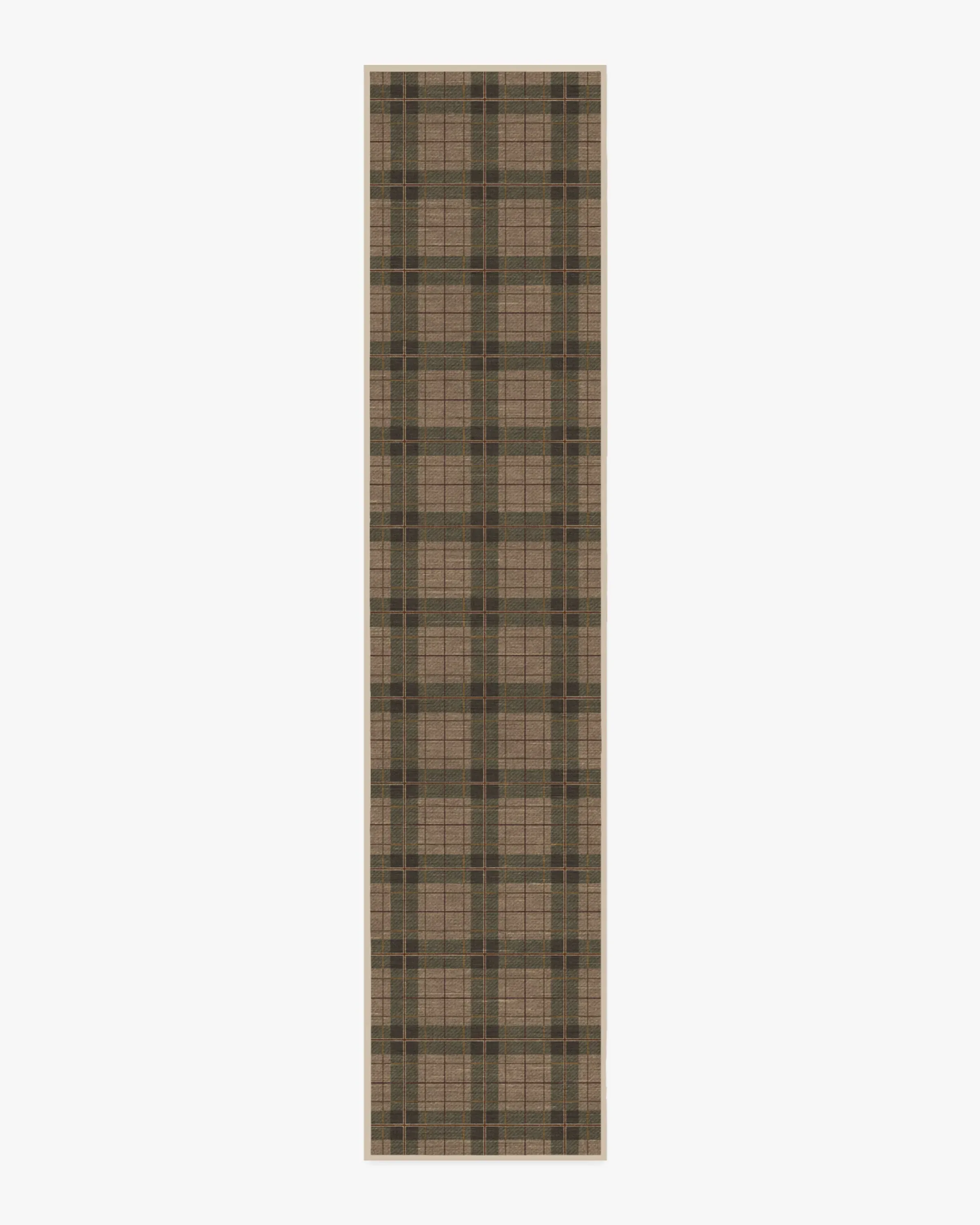 Runner Area Rug Machine Washable - Green
