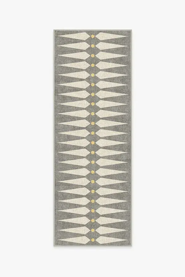Runner Area Rug Machine Washable - Grey