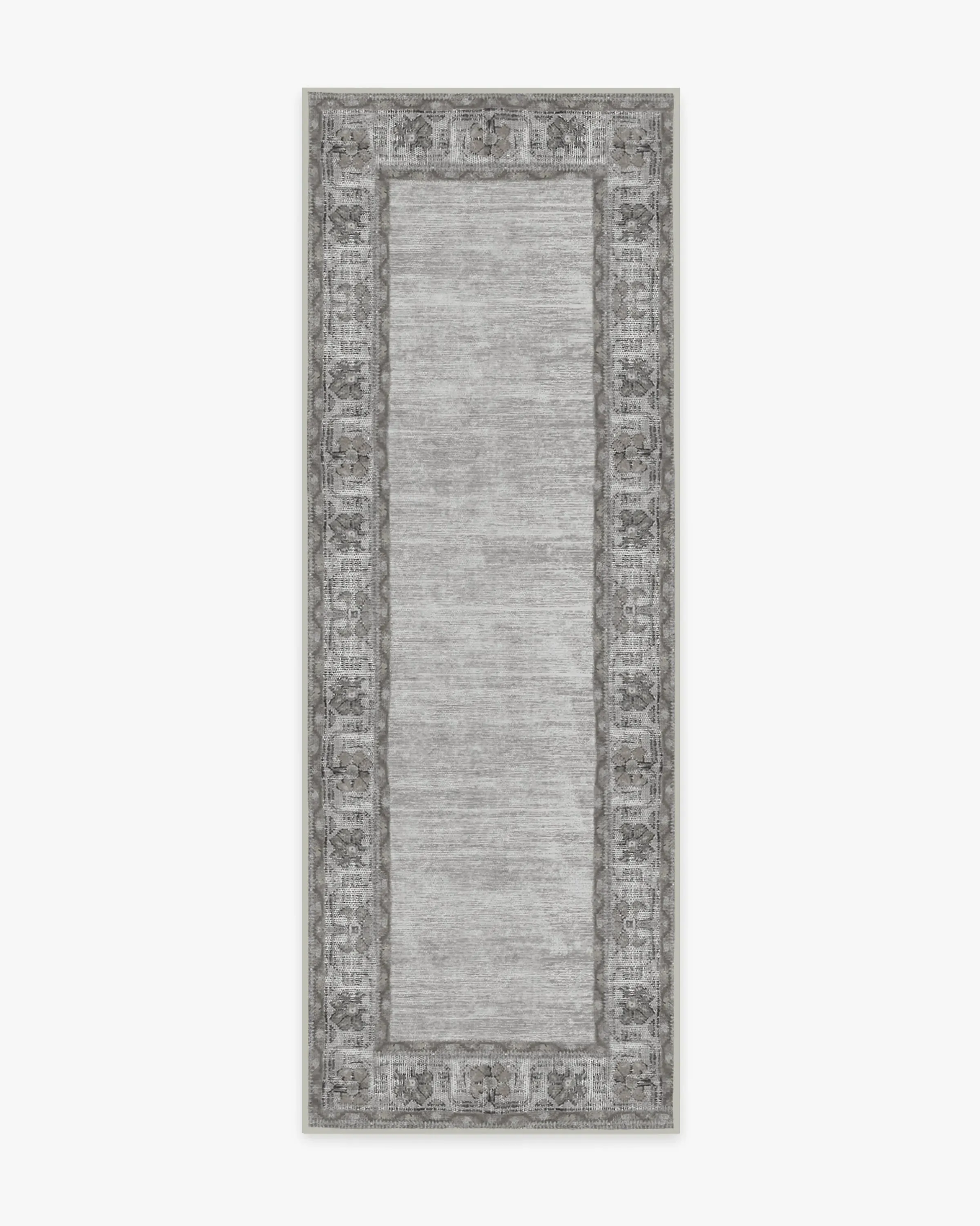 Runner Area Rug Machine Washable - Grey