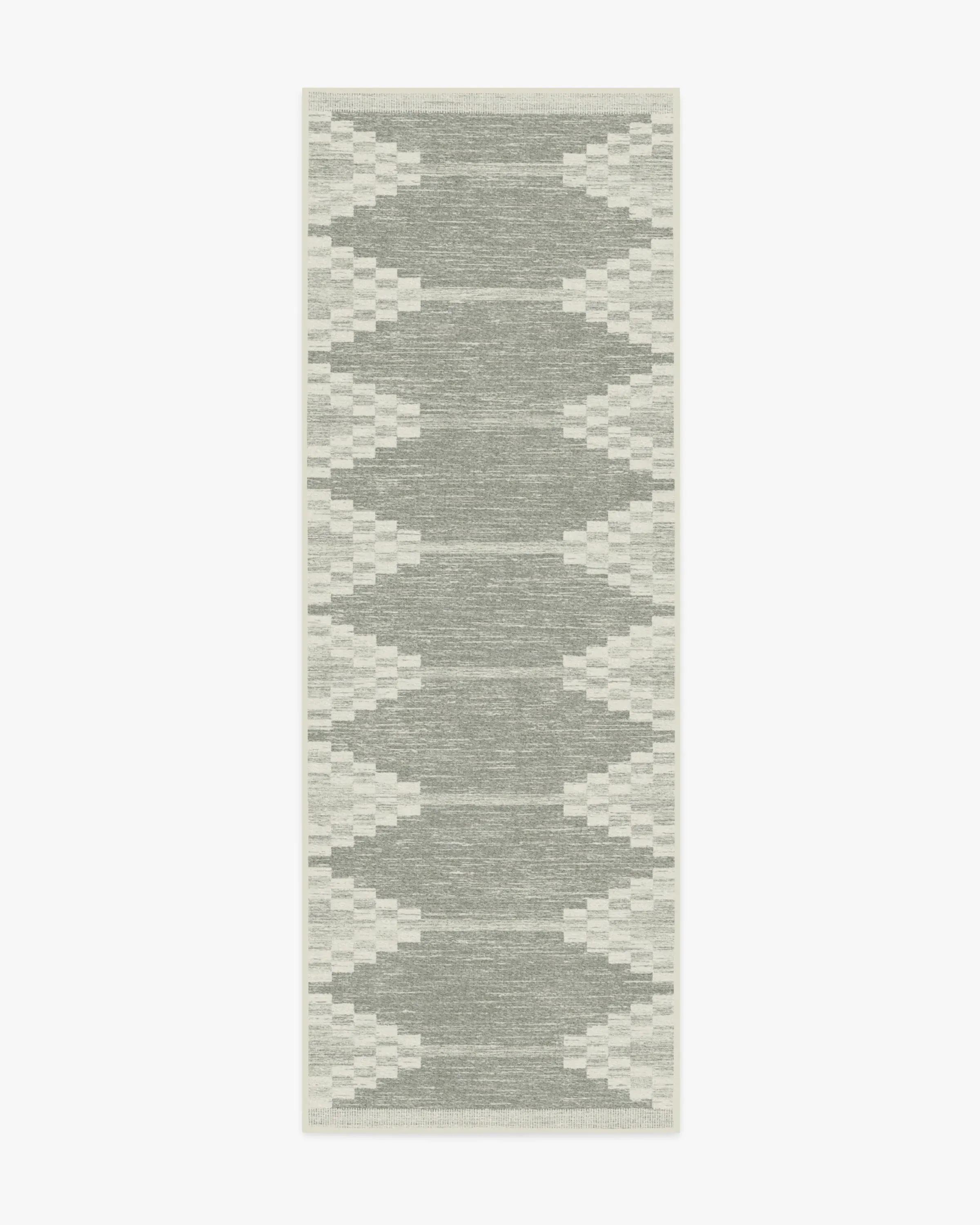 Runner Area Rug Machine Washable - Grey