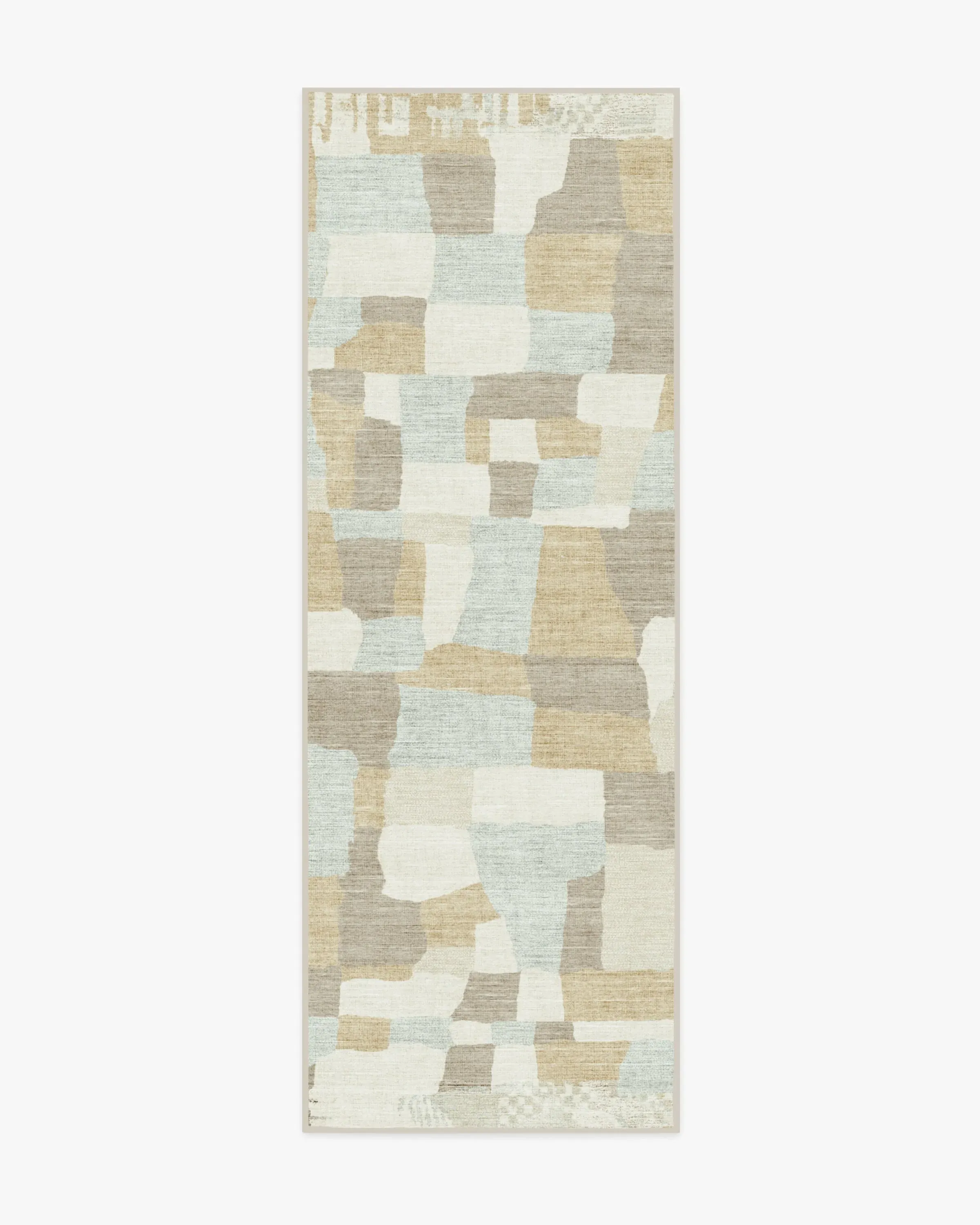 Runner Area Rug Machine Washable - Grey, Flatwoven
