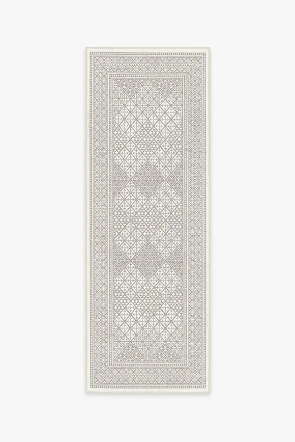 Runner Area Rug Machine Washable - Grey
