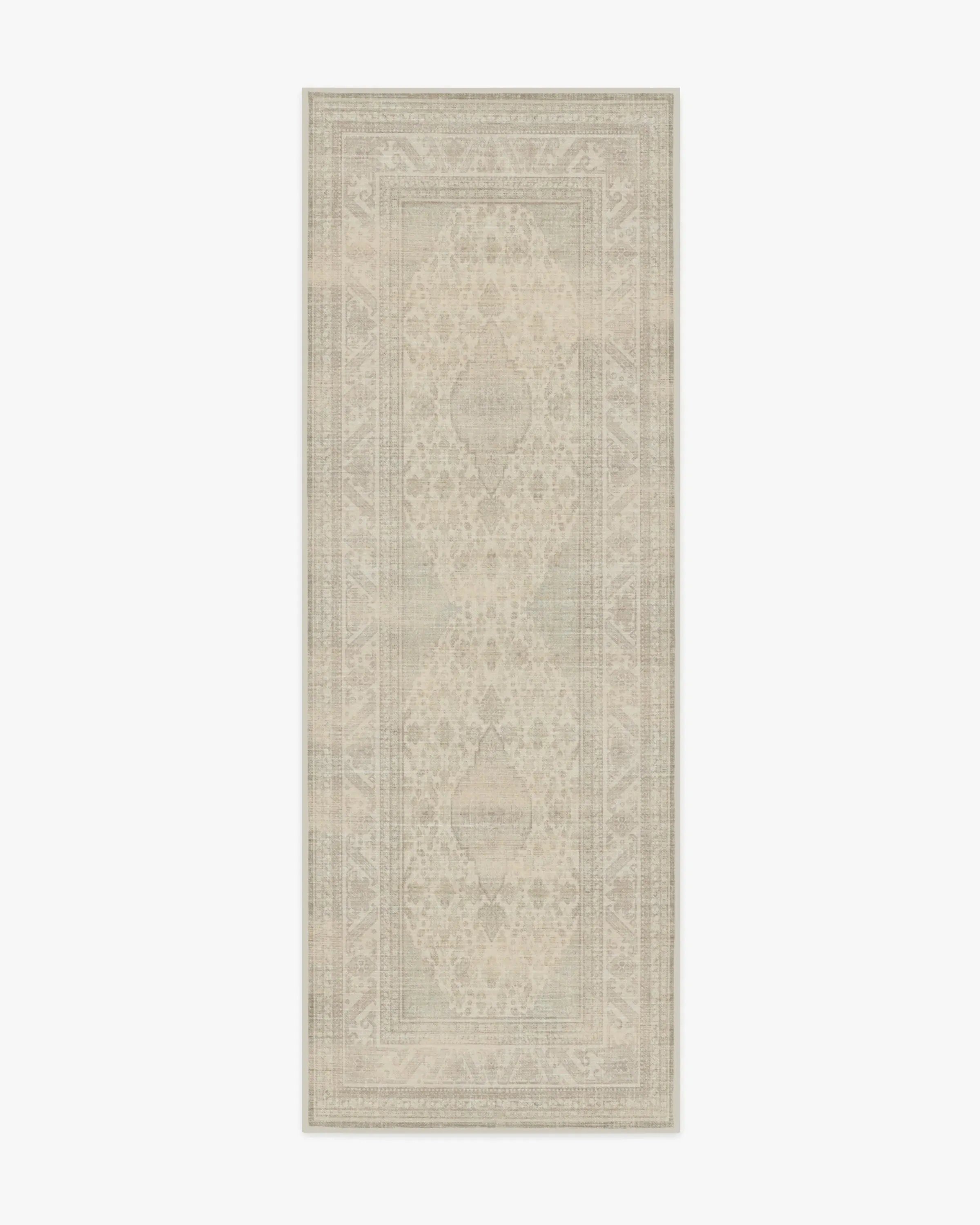 Runner Area Rug Machine Washable - Grey