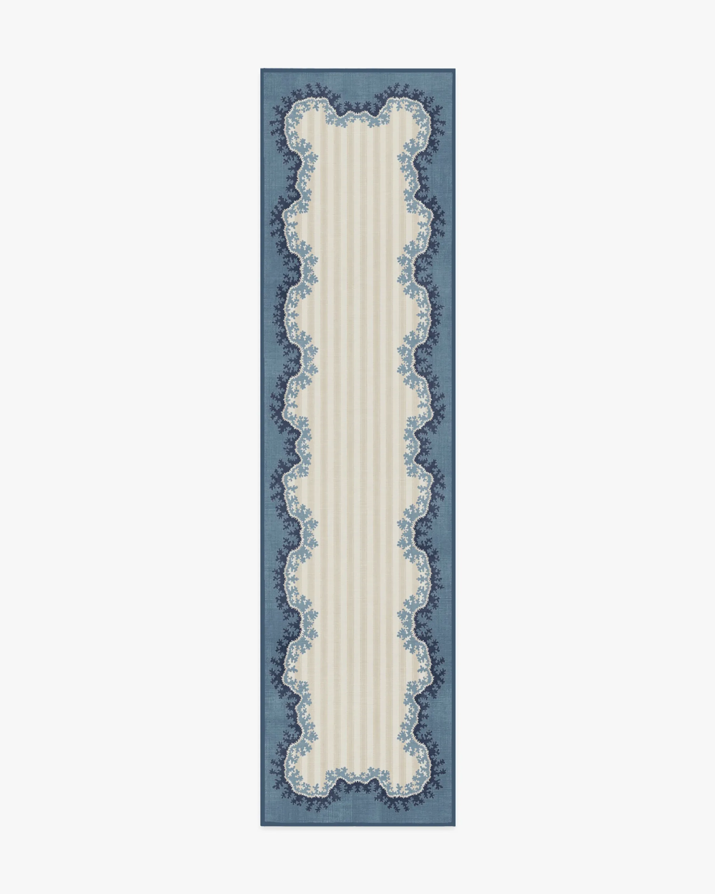 Runner Area Rug Machine Washable - Indigo