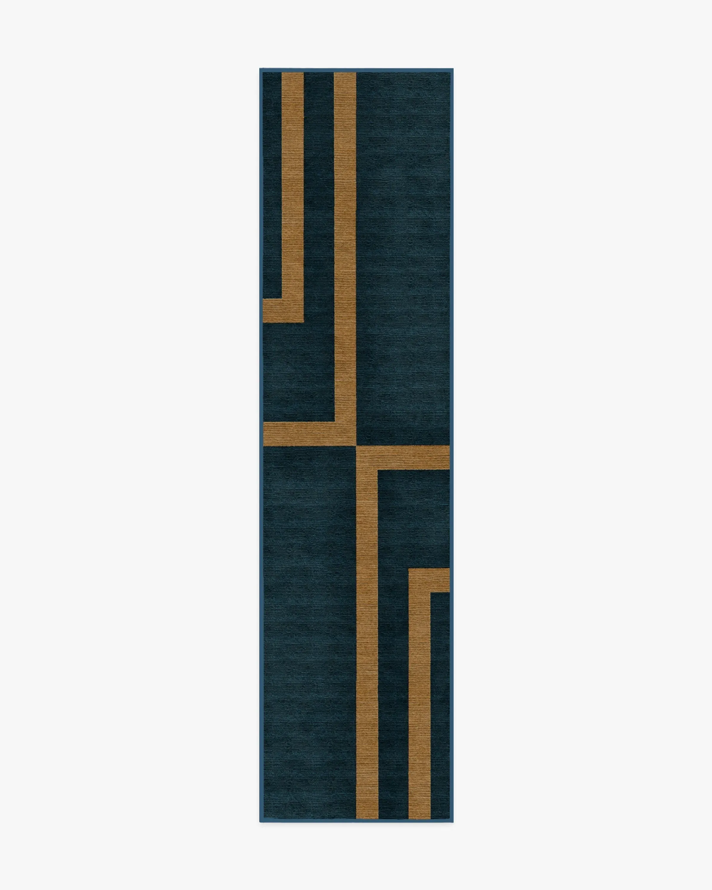 Runner Area Rug Machine Washable - Indigo