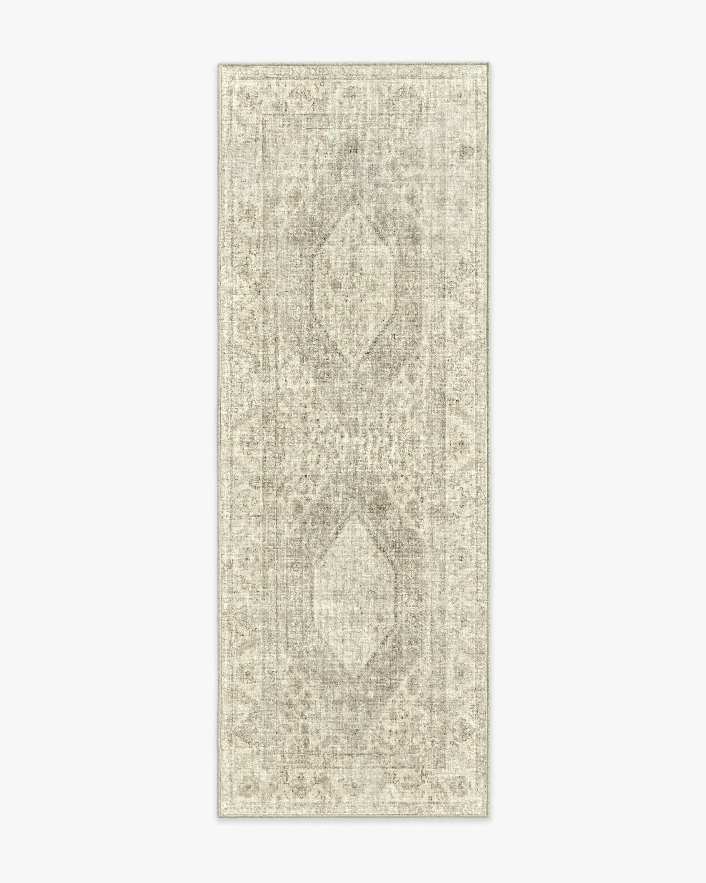 Runner Area Rug Machine Washable - Ivory