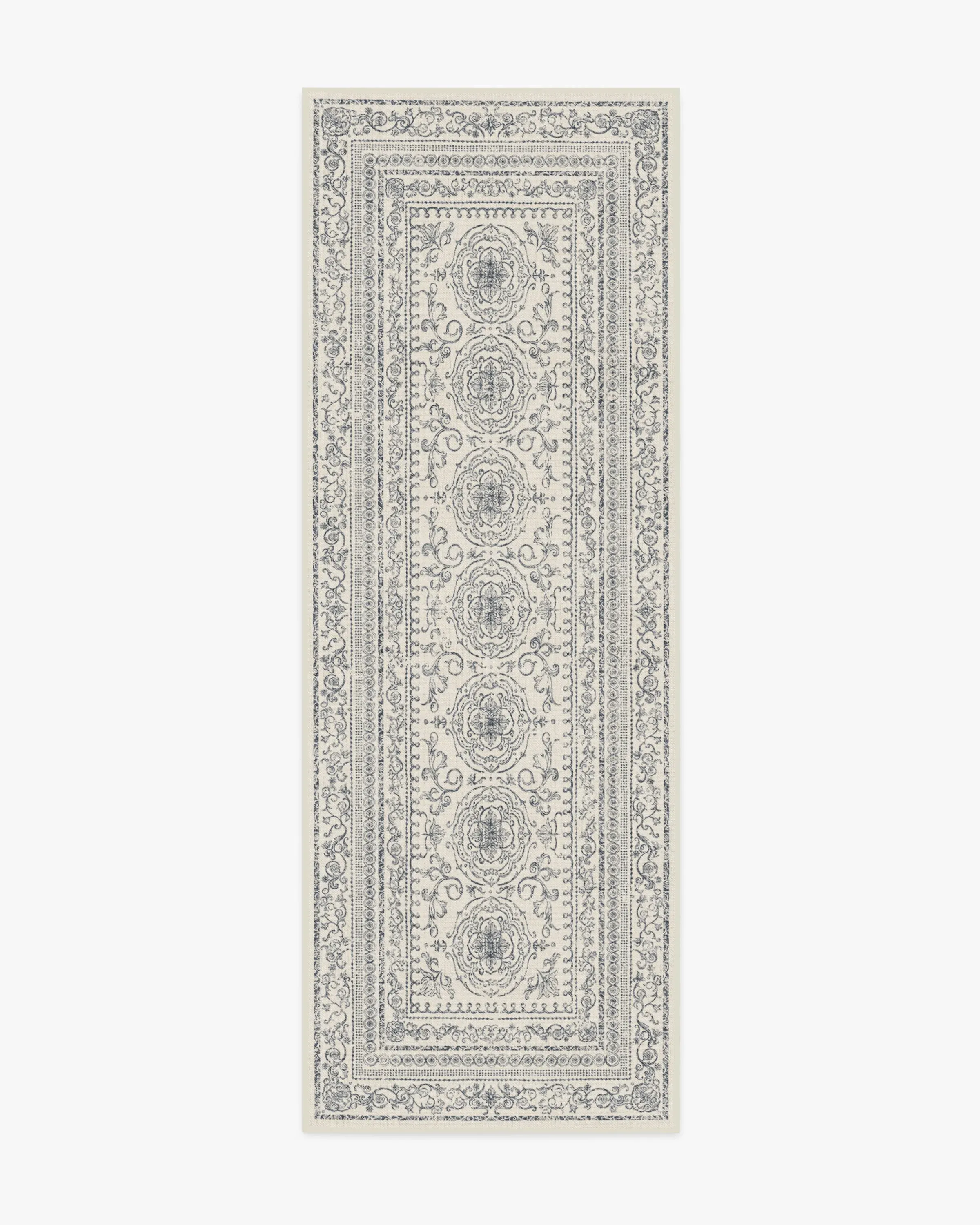 Runner Area Rug Machine Washable - Ivory image