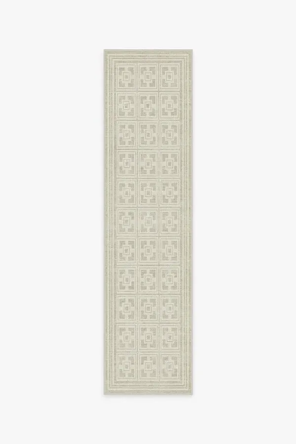 Runner Area Rug Machine Washable - Ivory