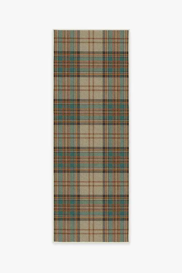 Runner Area Rug Machine Washable - Khaki, Chenille