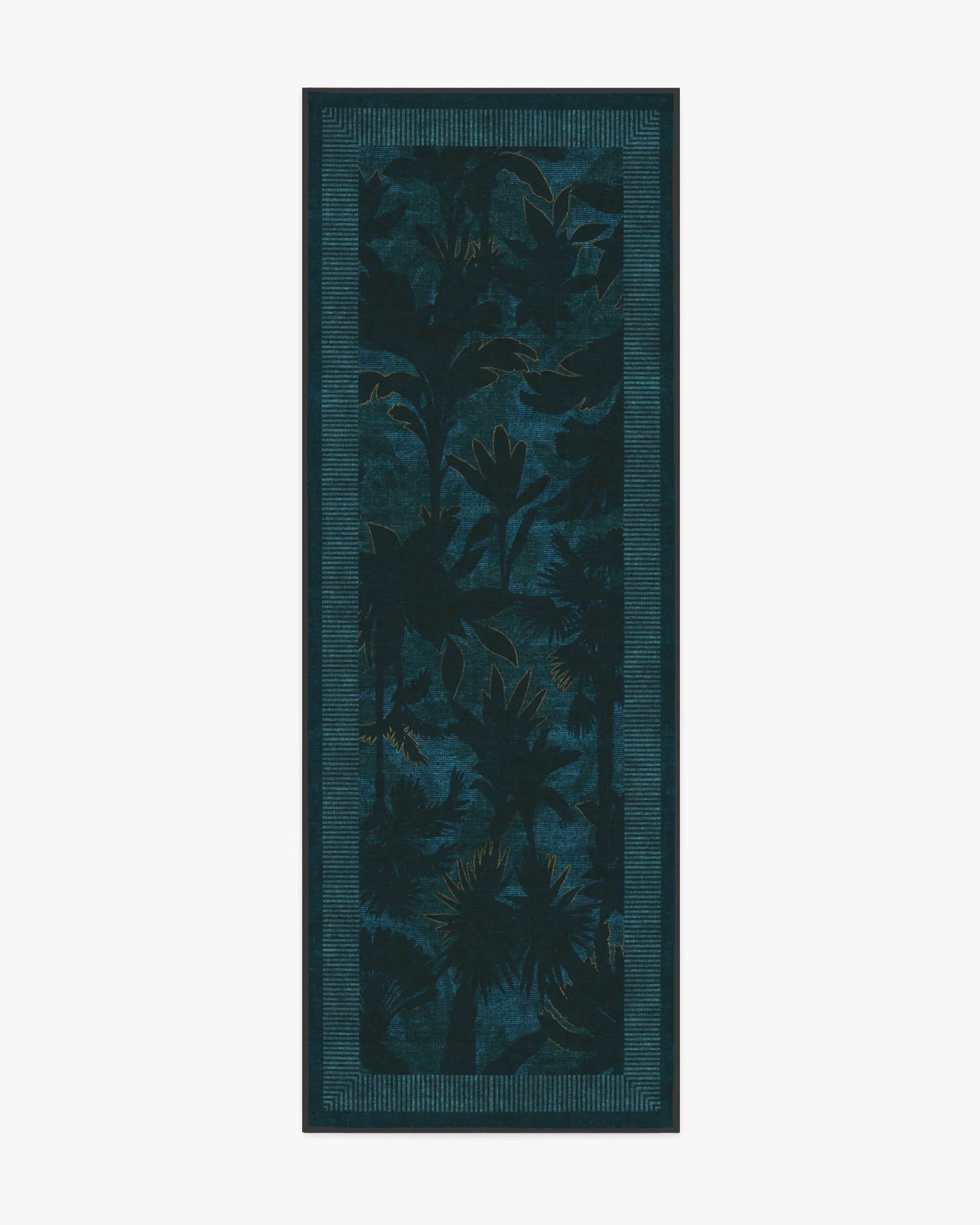 Runner Area Rug Machine Washable - Midnight Blue
