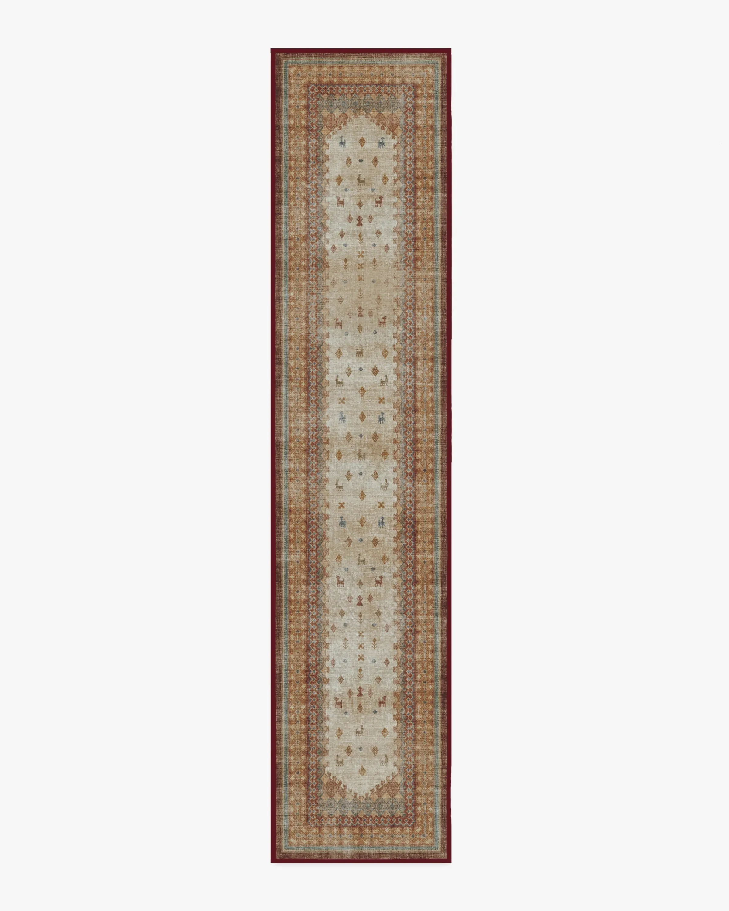 Runner Area Rug Machine Washable - Multicolour