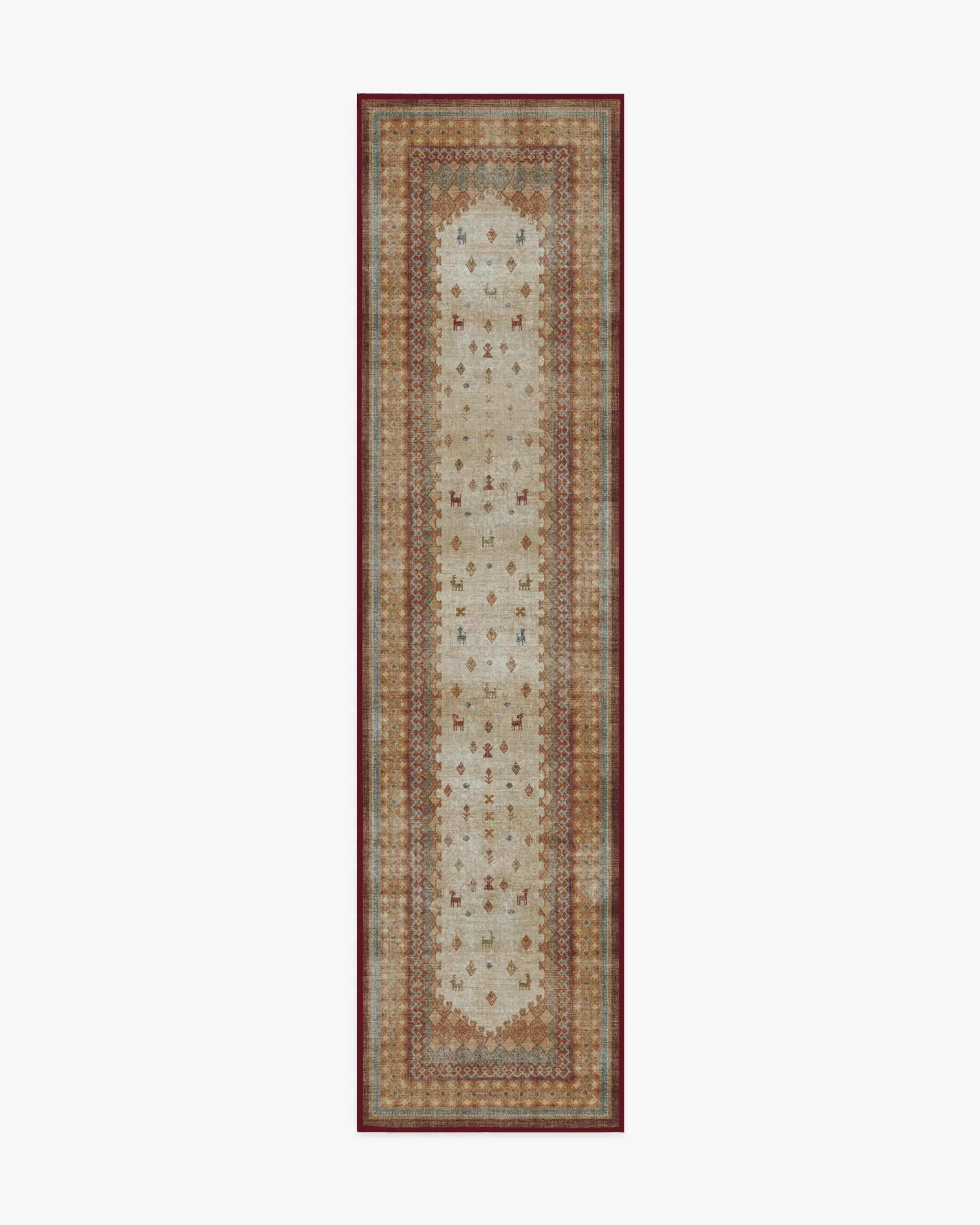 Runner Area Rug Machine Washable - Multicolour