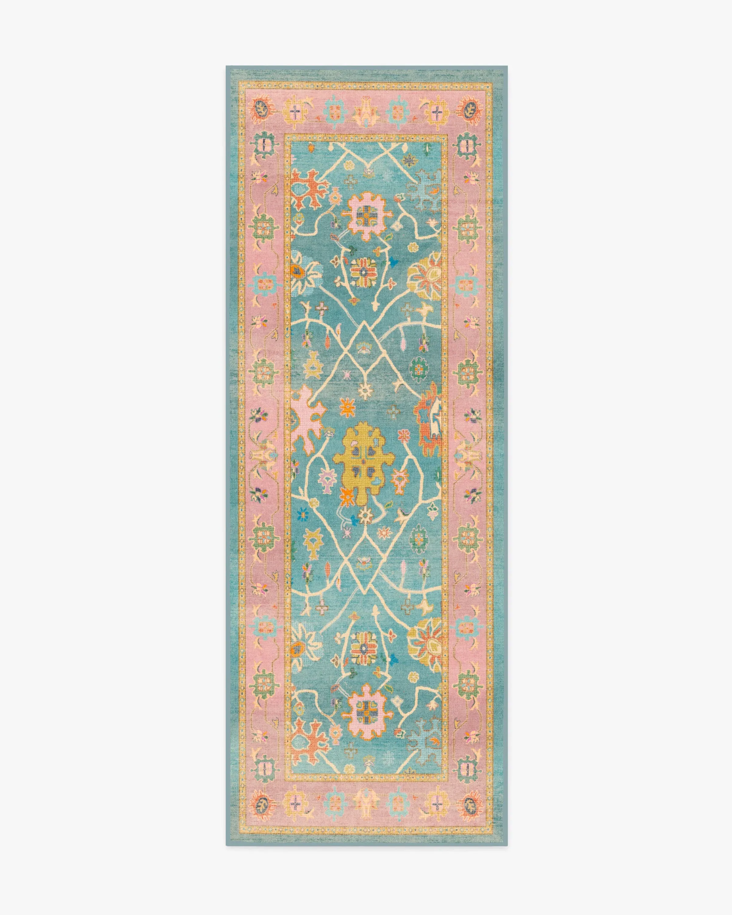 Runner Area Rug Machine Washable - Multicolour