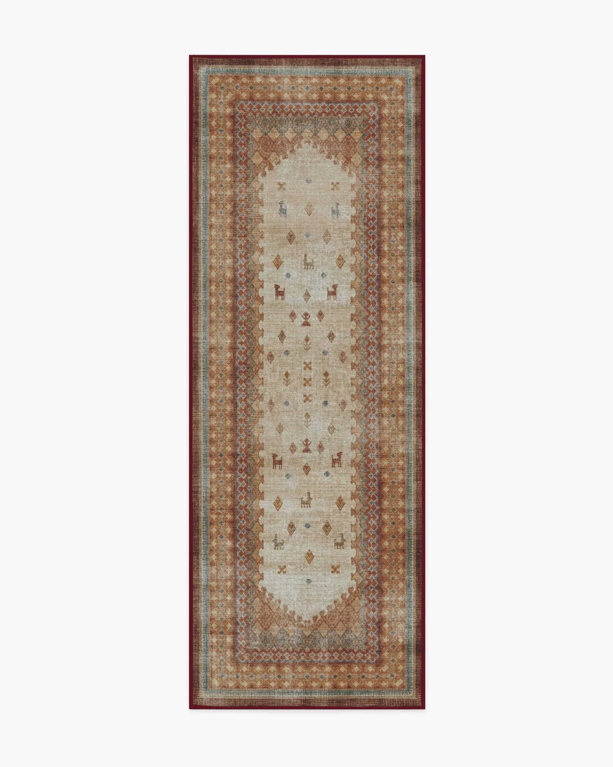 Runner Area Rug Machine Washable - Multicolour