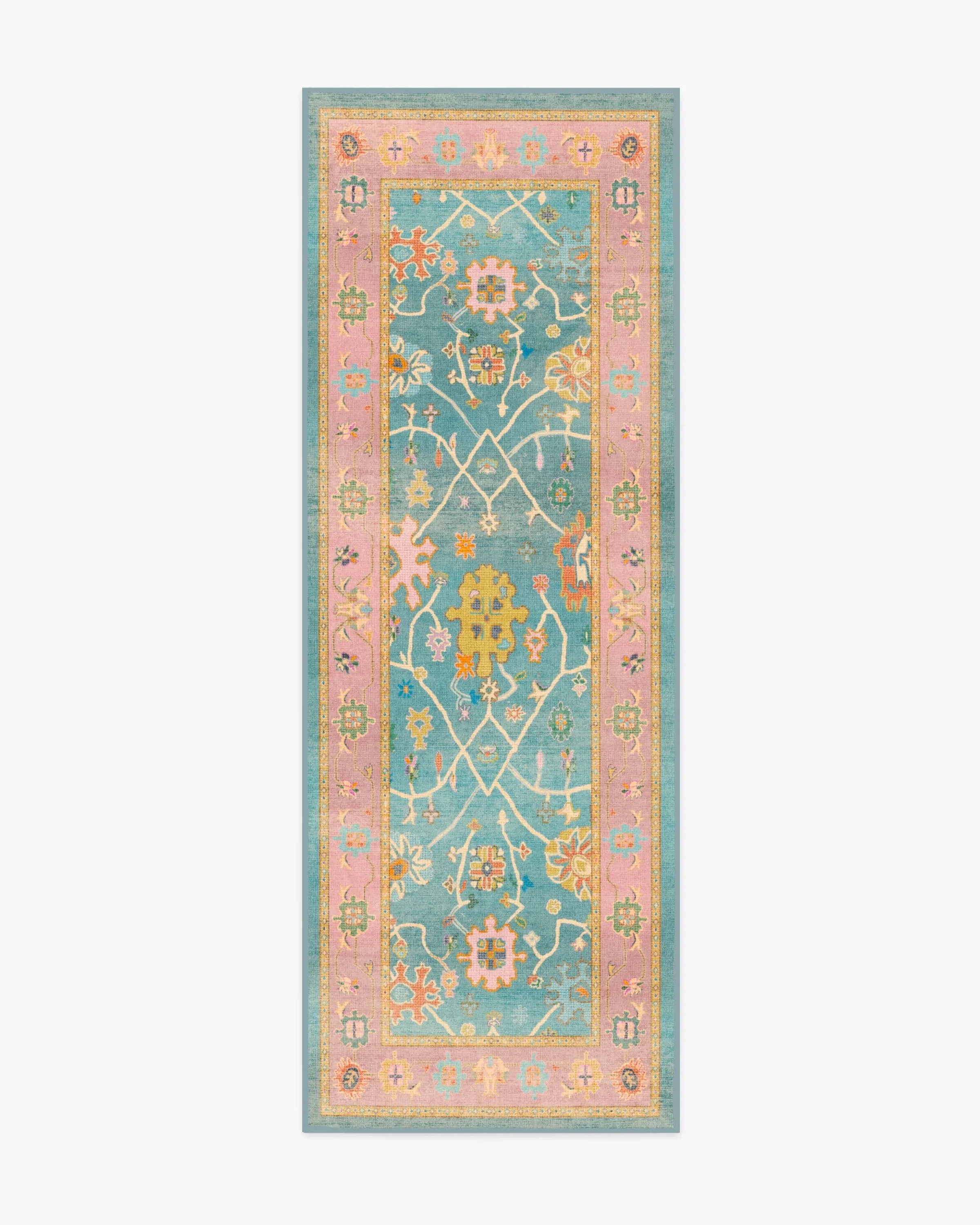 Runner Area Rug Machine Washable - Multicolour