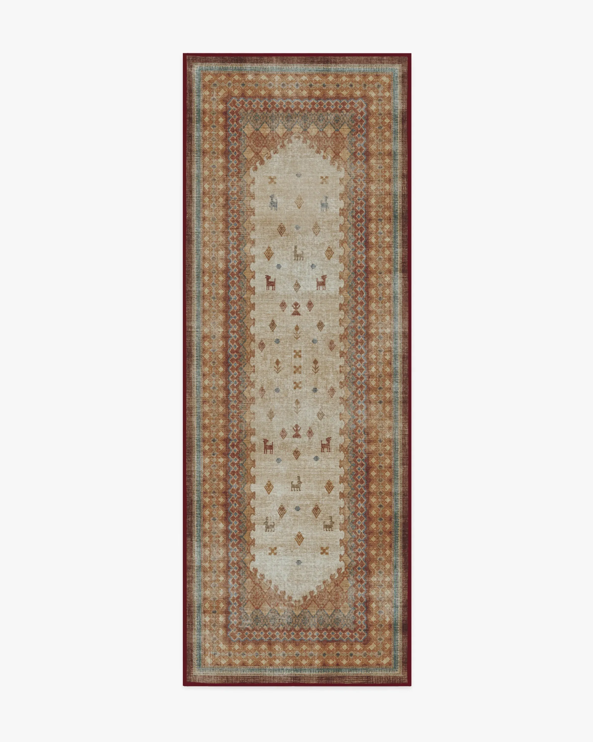 Runner Area Rug Machine Washable - Multicolour