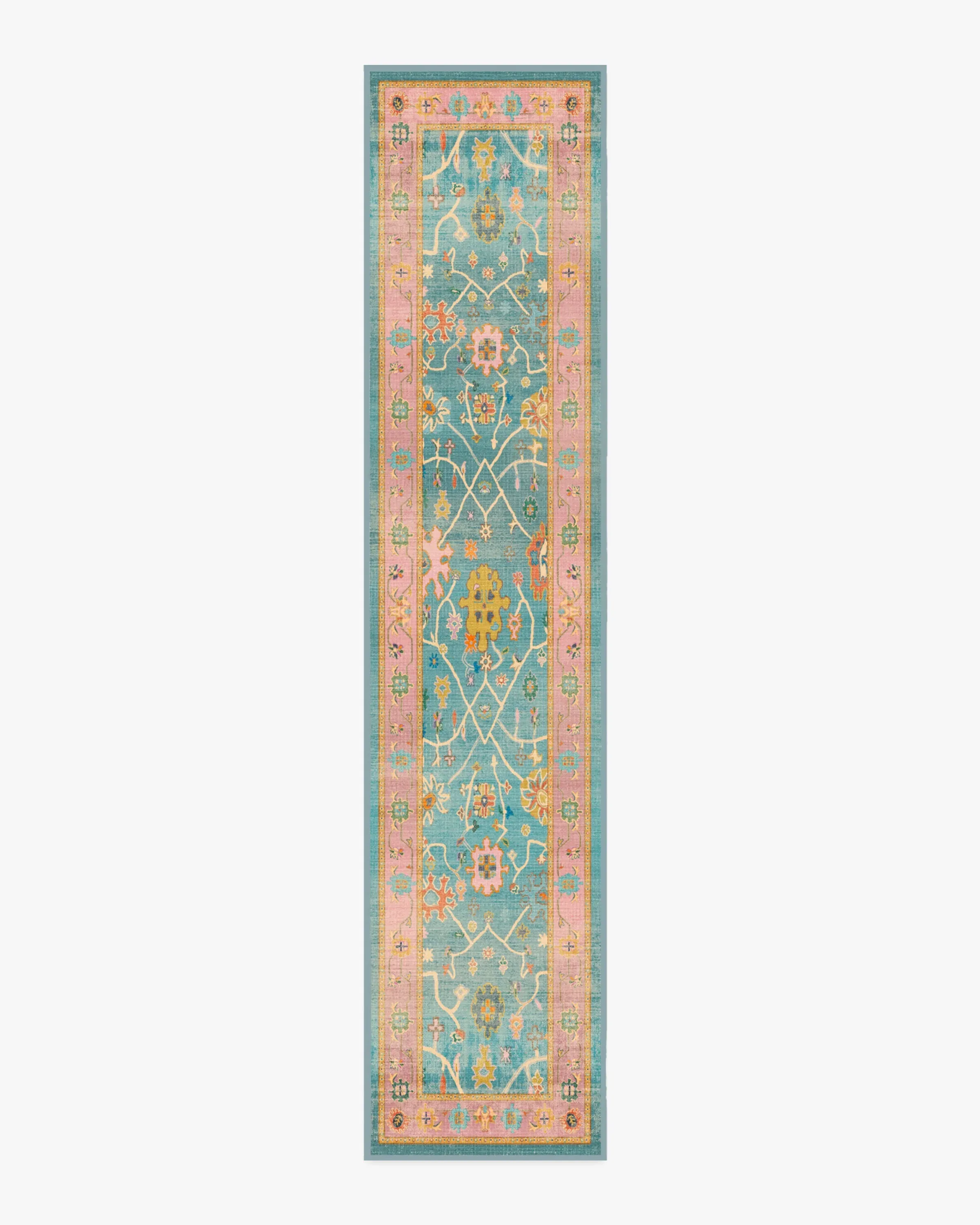 Runner Area Rug Machine Washable - Multicolour
