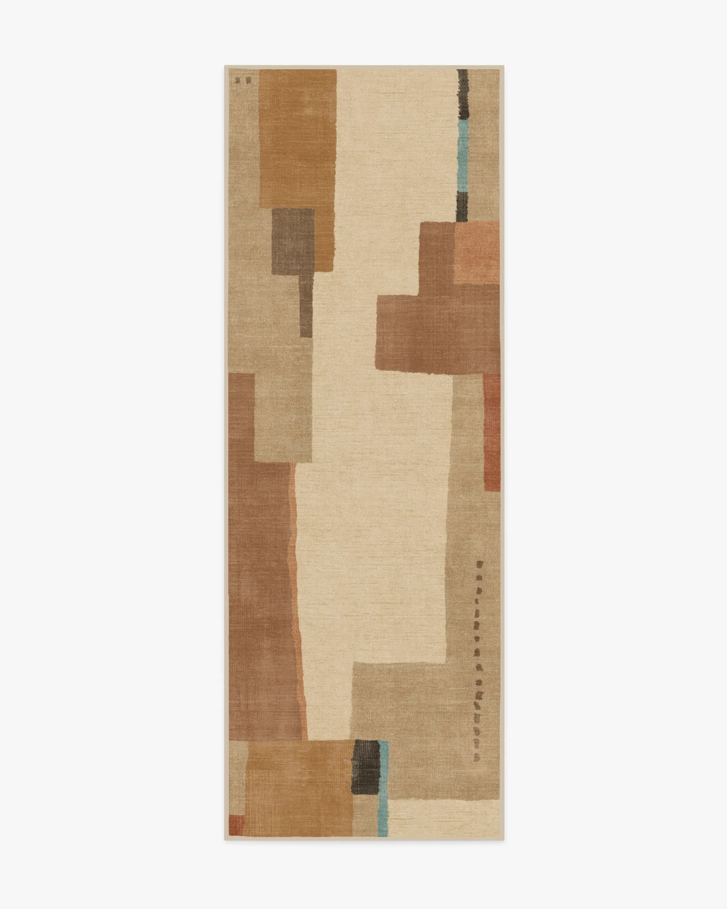 Runner Area Rug Machine Washable - Natural