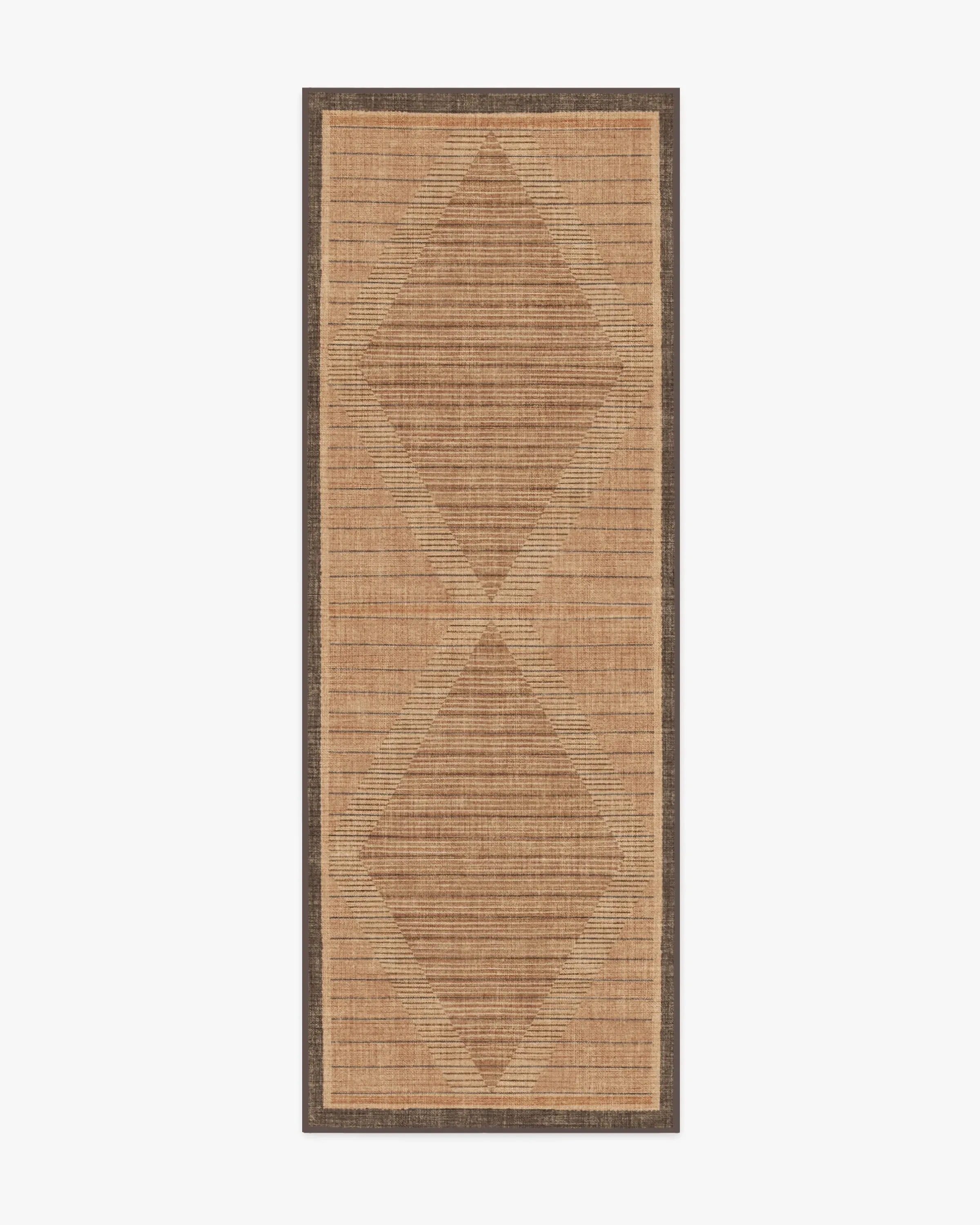 Runner Area Rug Machine Washable - Natural Clay