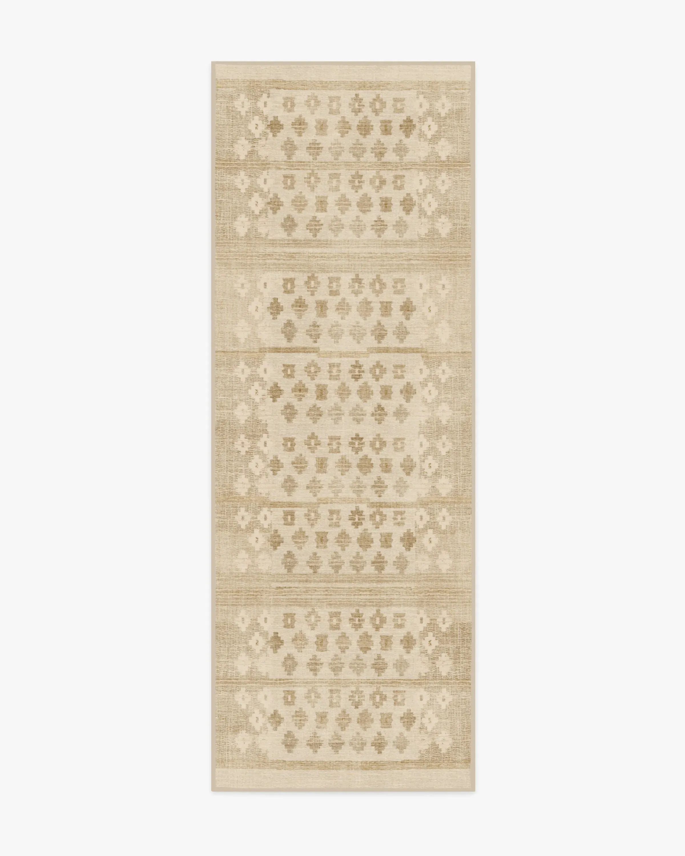Runner Area Rug Machine Washable - Natural