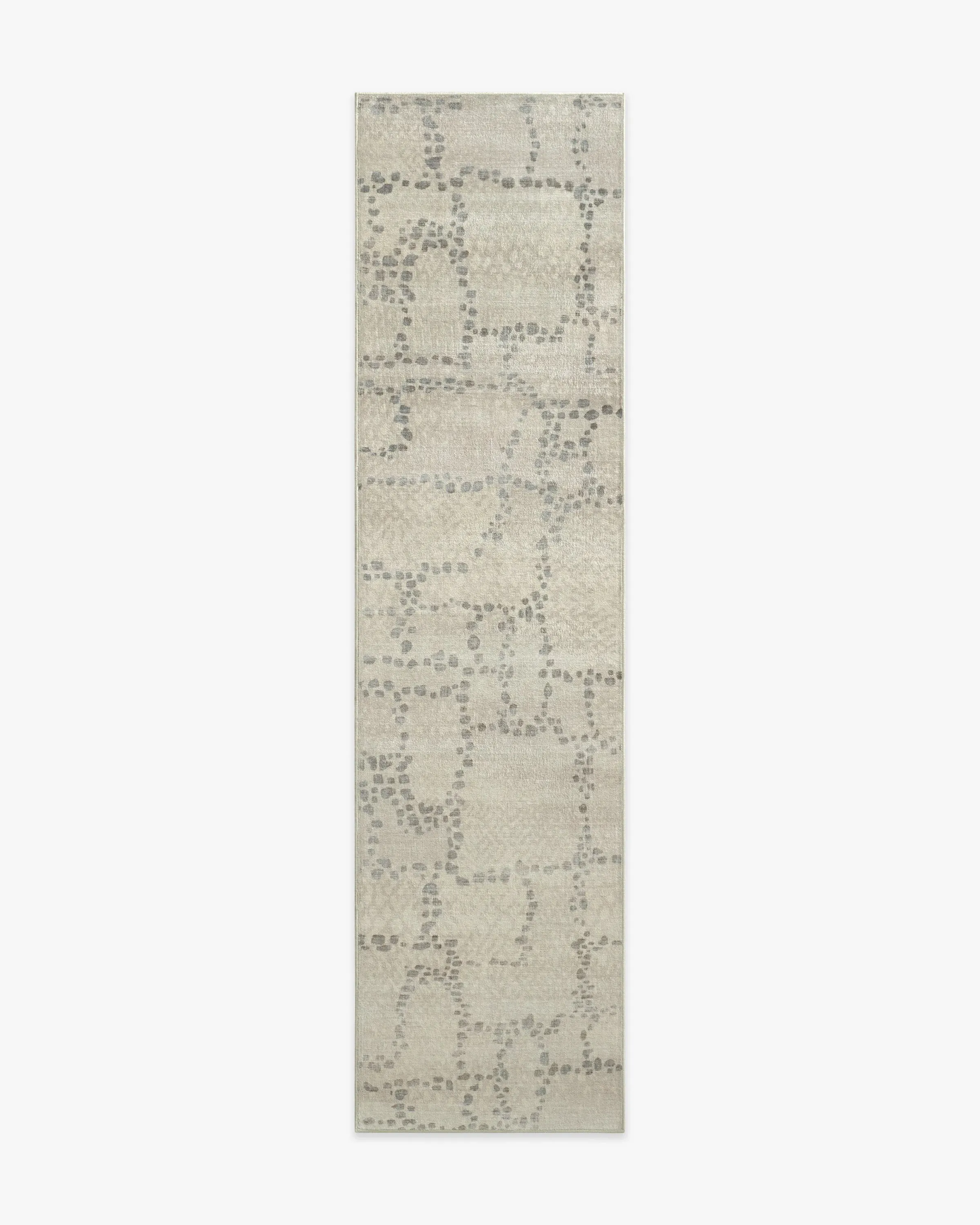 Runner Area Rug Machine Washable - Natural Stone