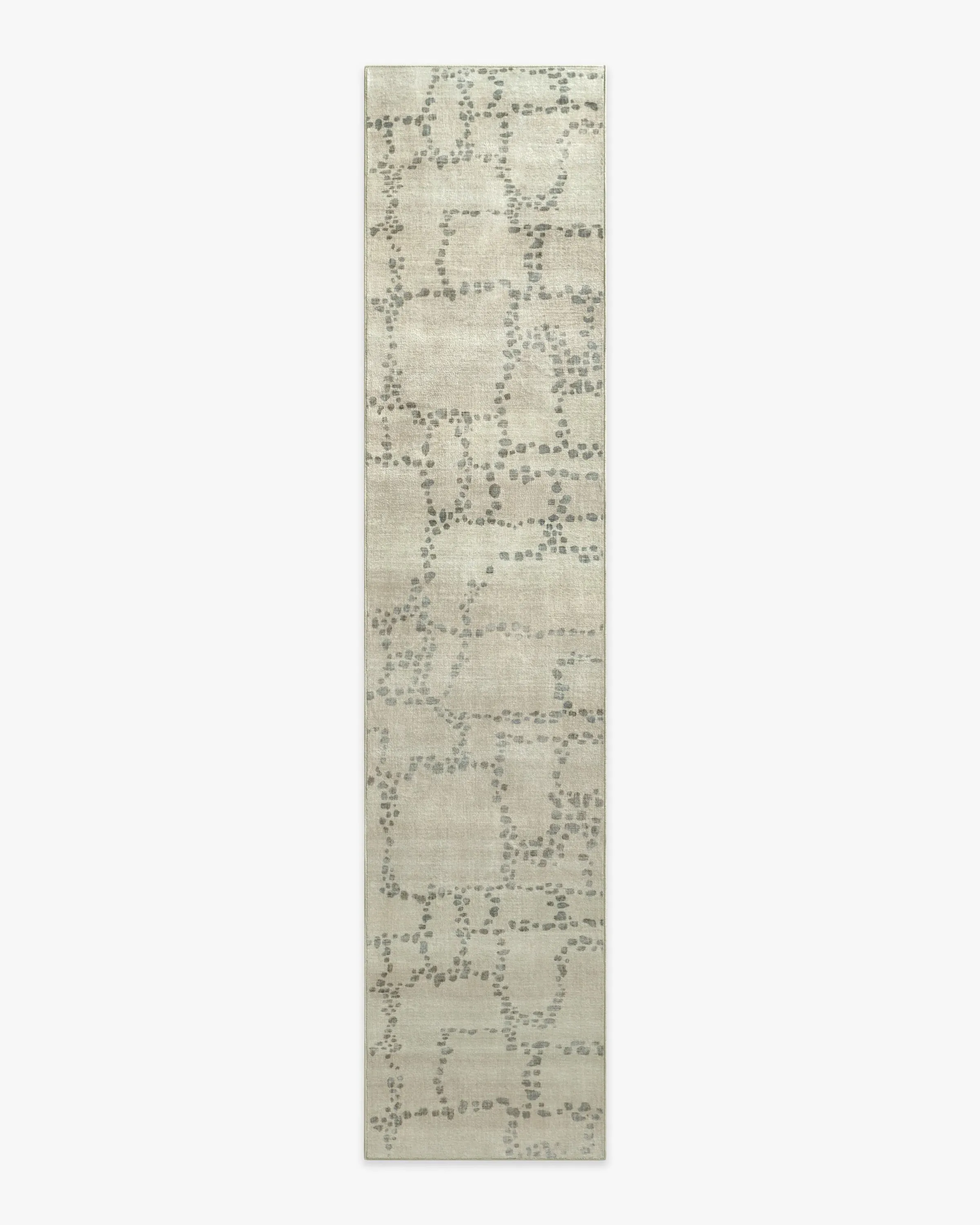 Runner Area Rug Machine Washable - Natural Stone
