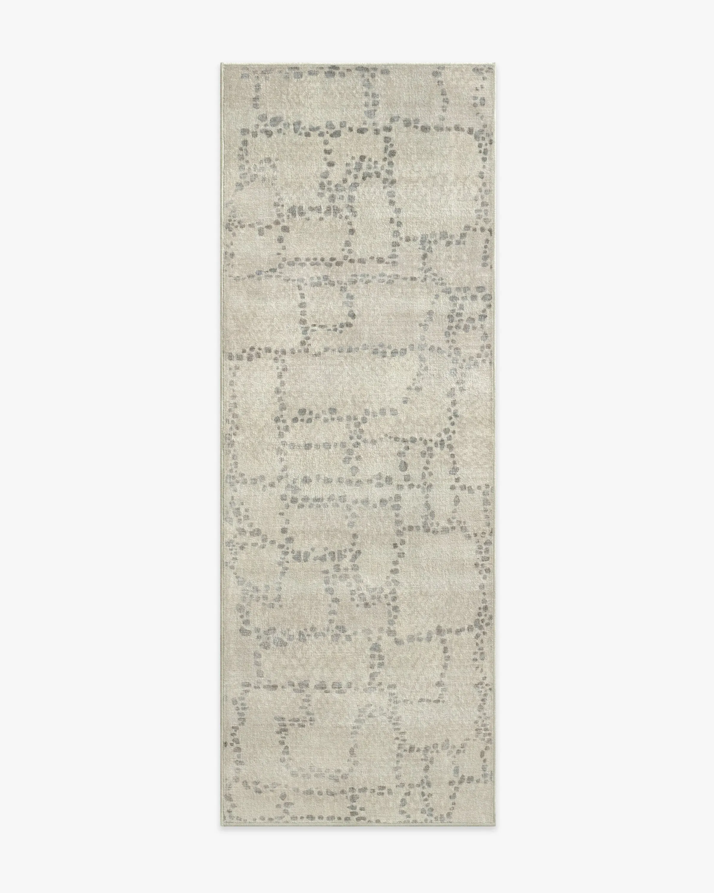 Runner Area Rug Machine Washable - Natural Stone