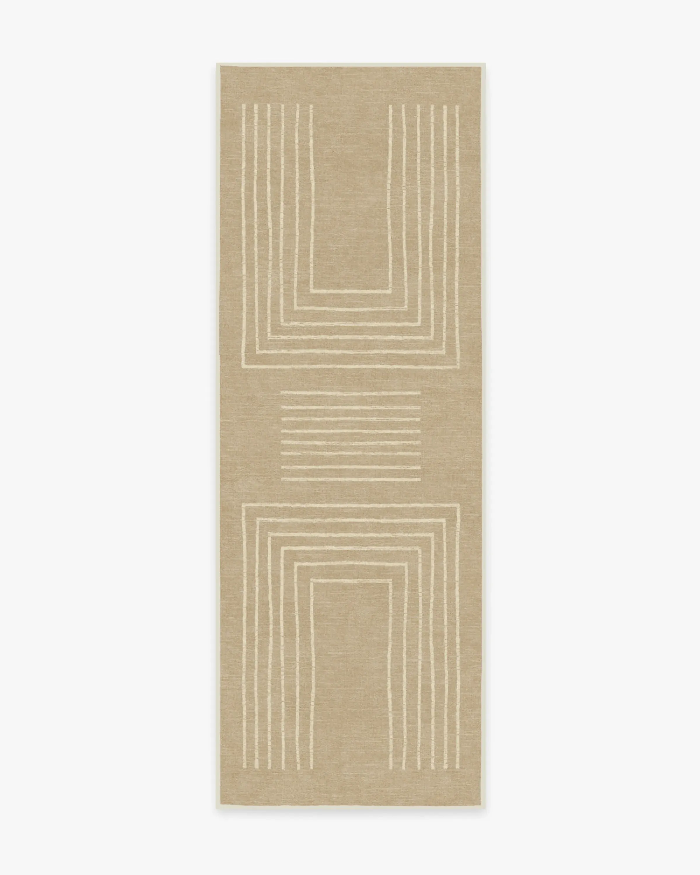 Runner Area Rug Machine Washable - Natural