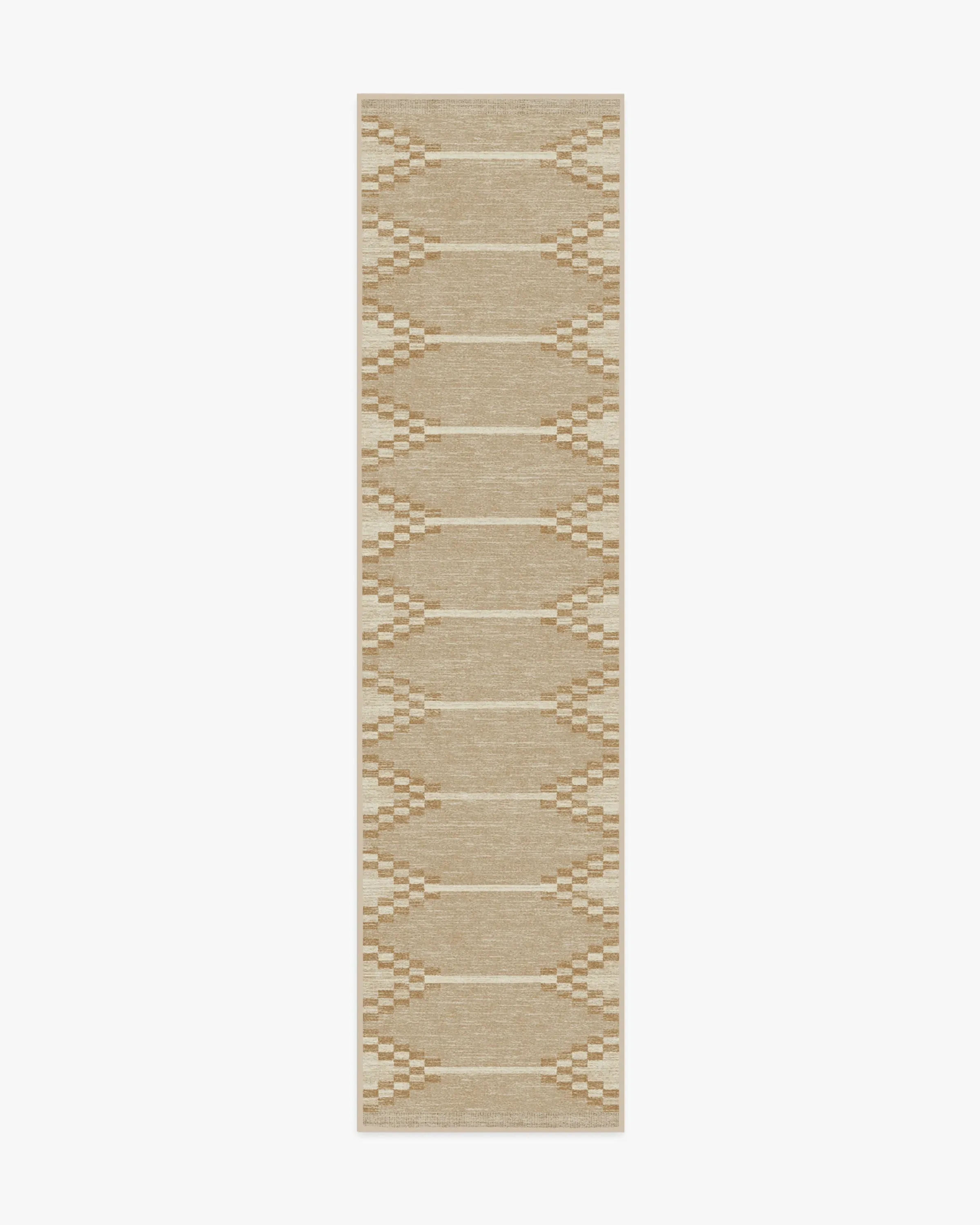 Runner Area Rug Machine Washable - Natural